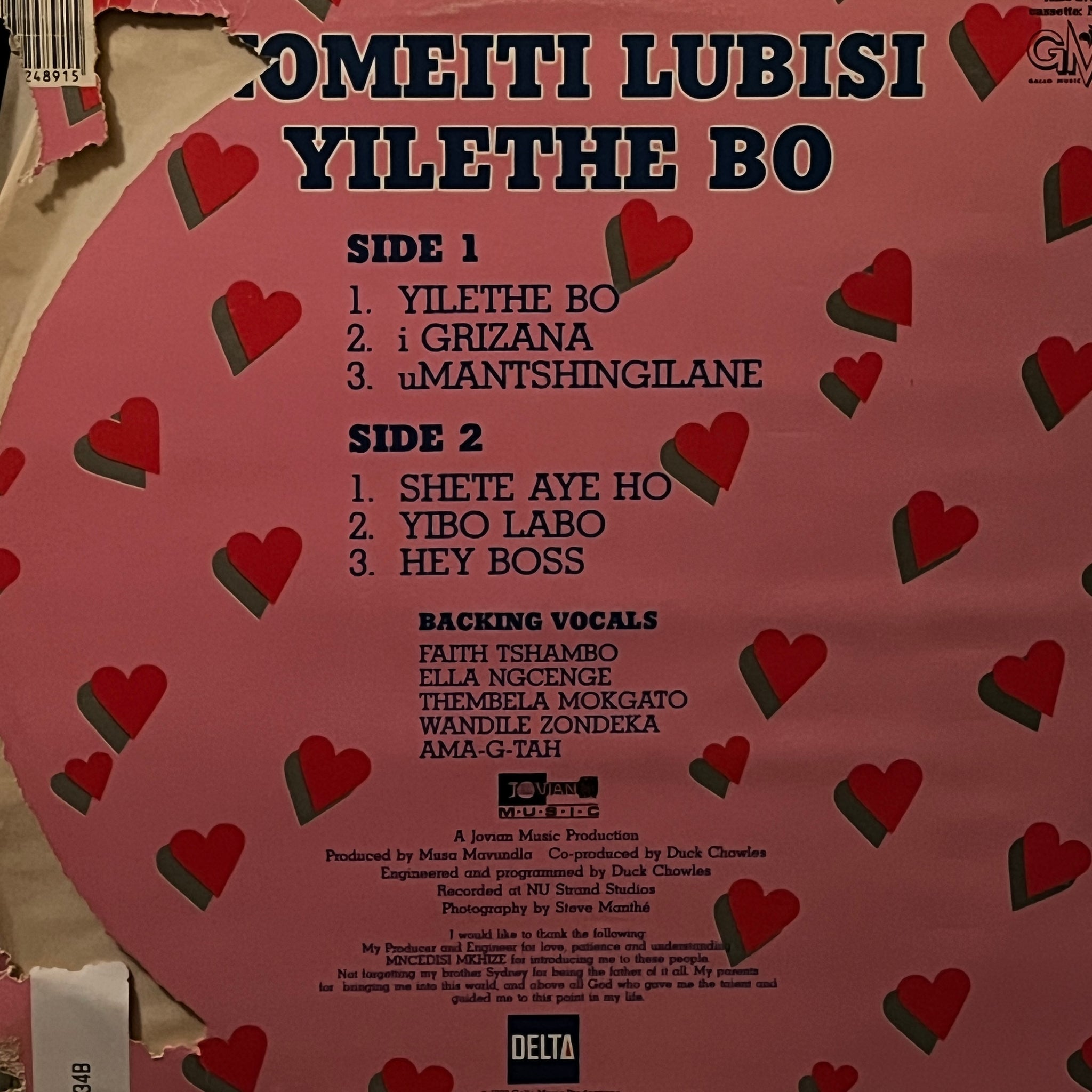 Nomeiti Lubisi – Yilethe Bo