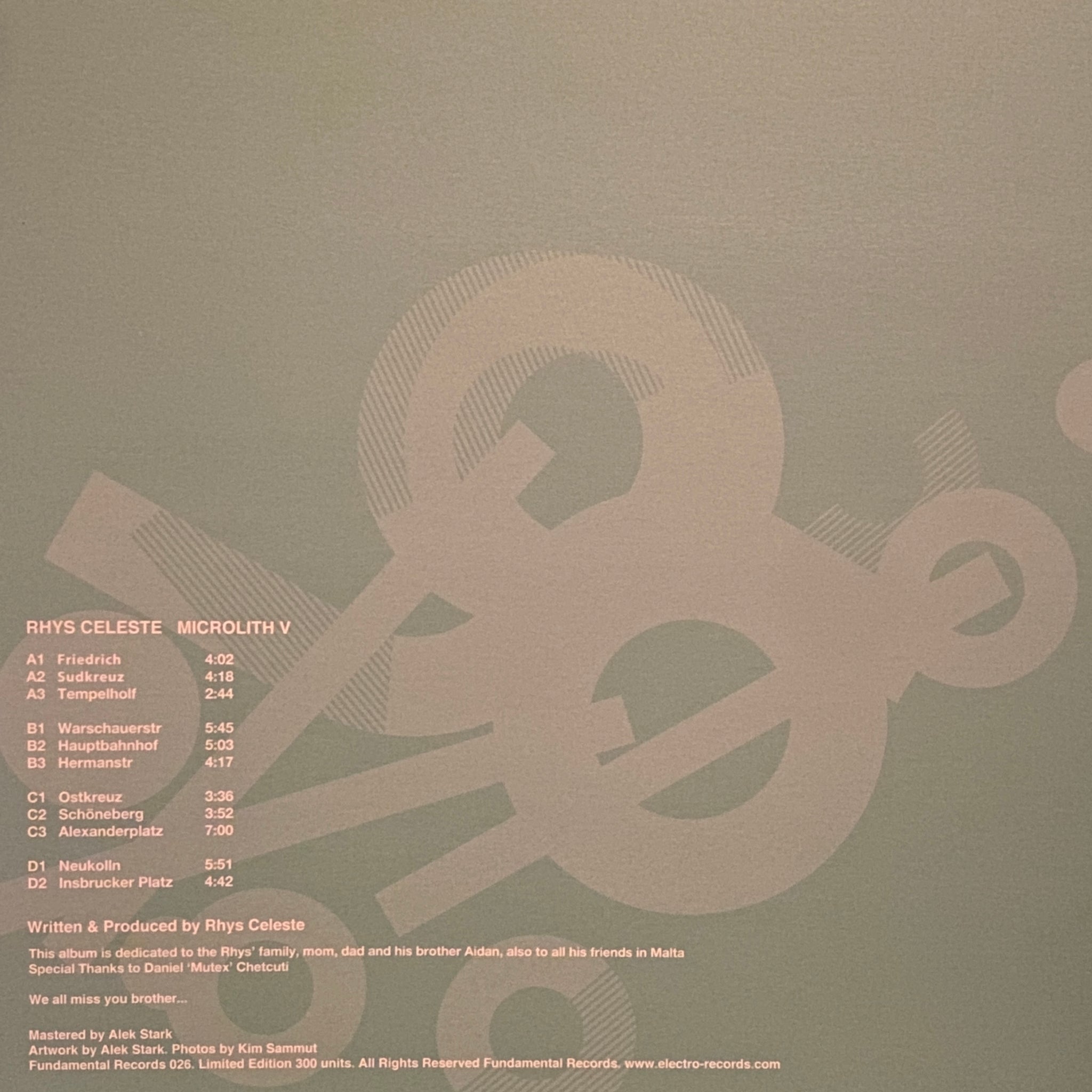 Rhys Celeste – Microlith V