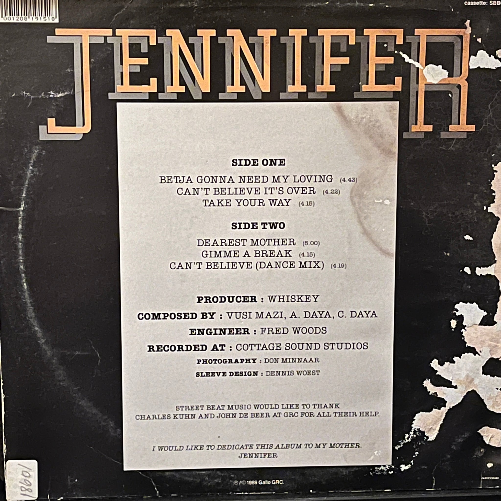 Jennifer - Can't Believe