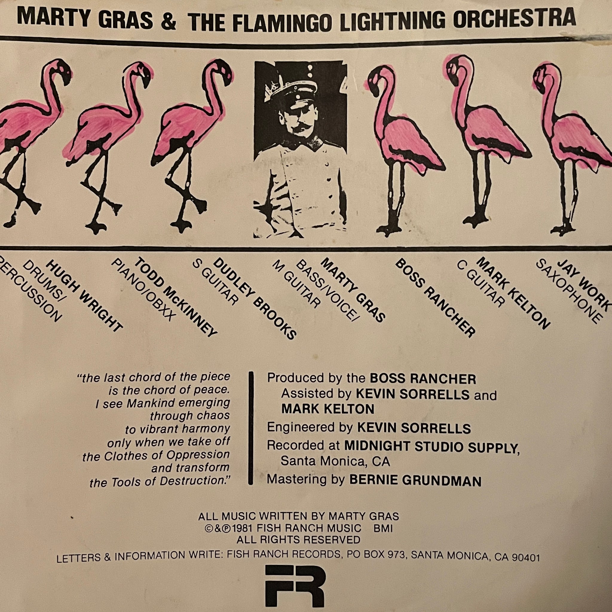 Marty Gras & The Flamingo Lightning Orchestra – New Clothes 7"