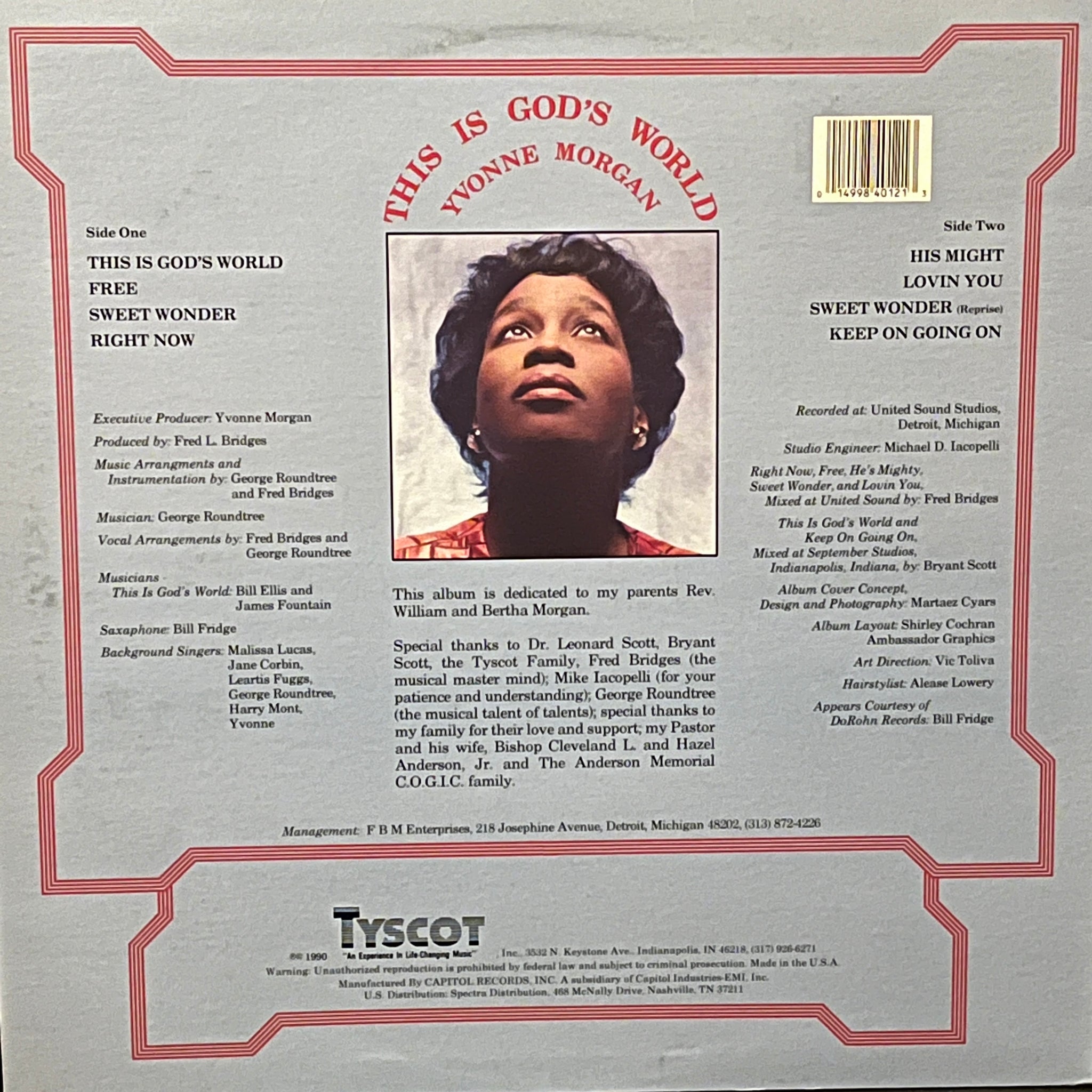 Yvonne Morgan – This Is God's World