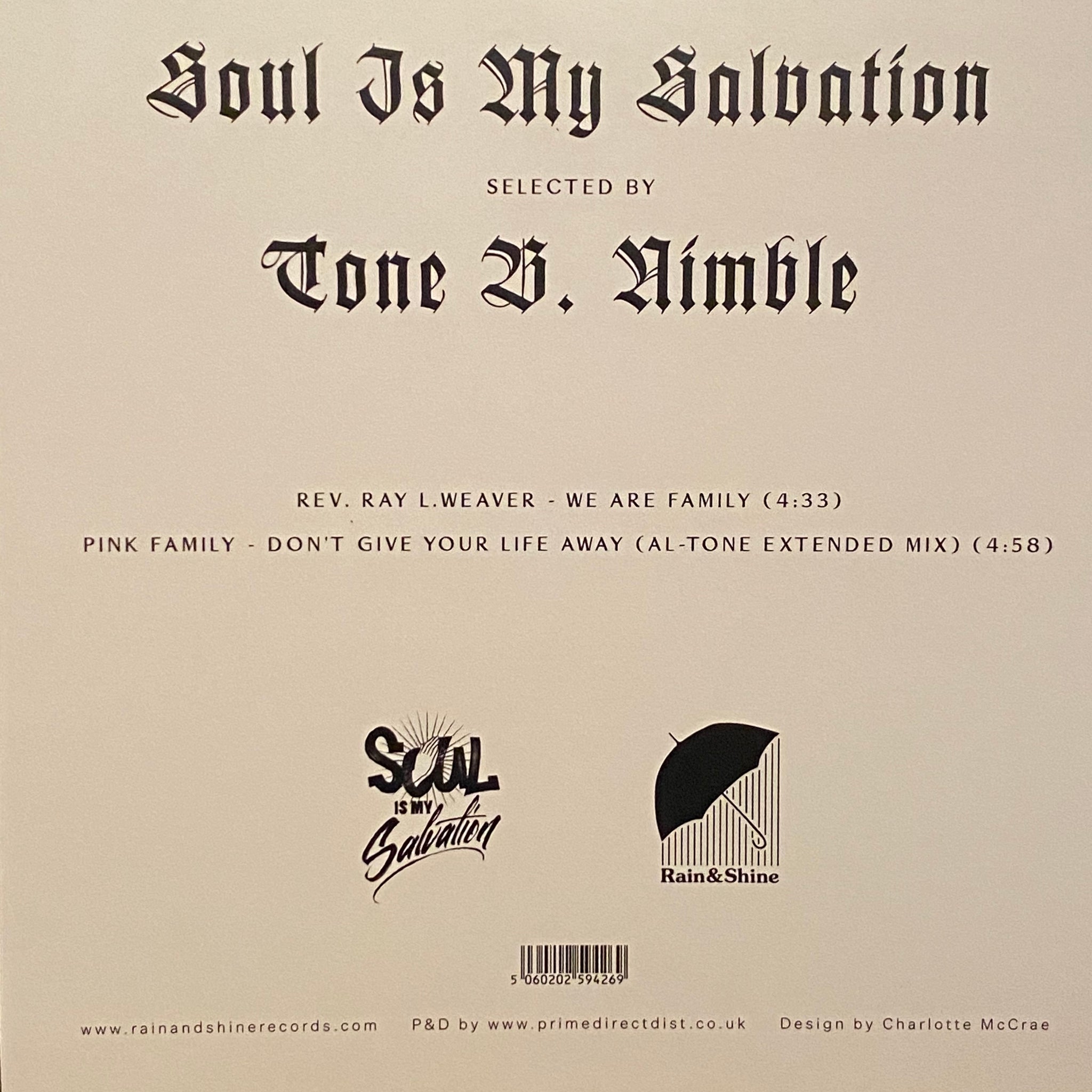 Tone B Nimble – Soul Is My Salvation (7”)
