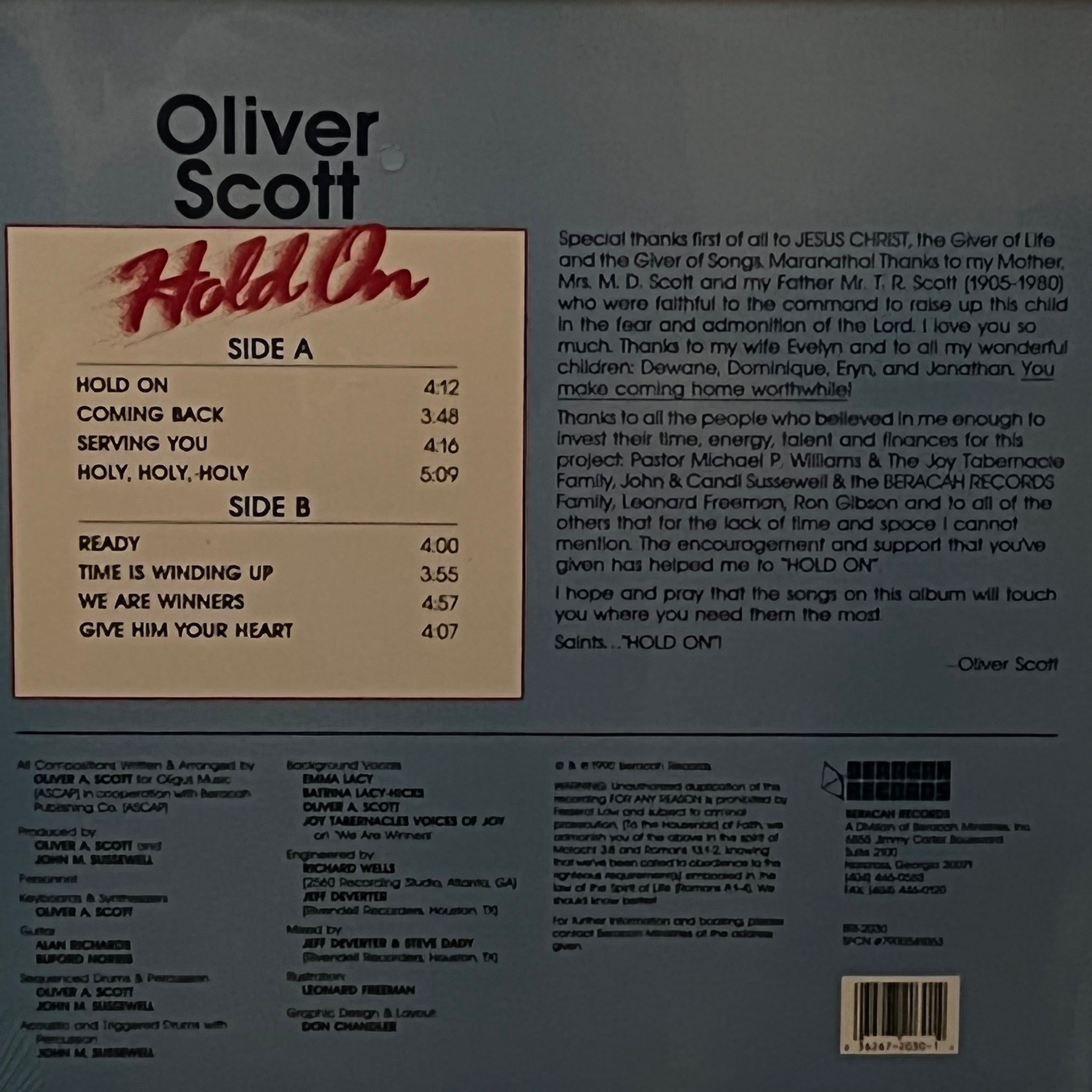 Oliver Scott - Hold On