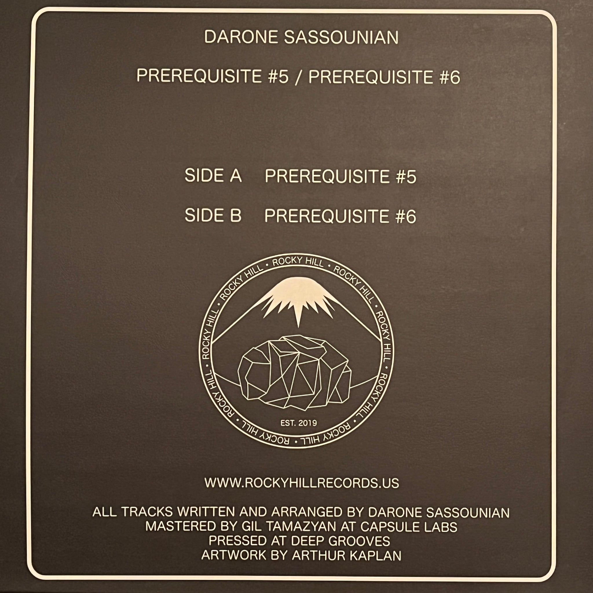 Darone Sassounian – Prerequisite #5 / Prerequisite #6