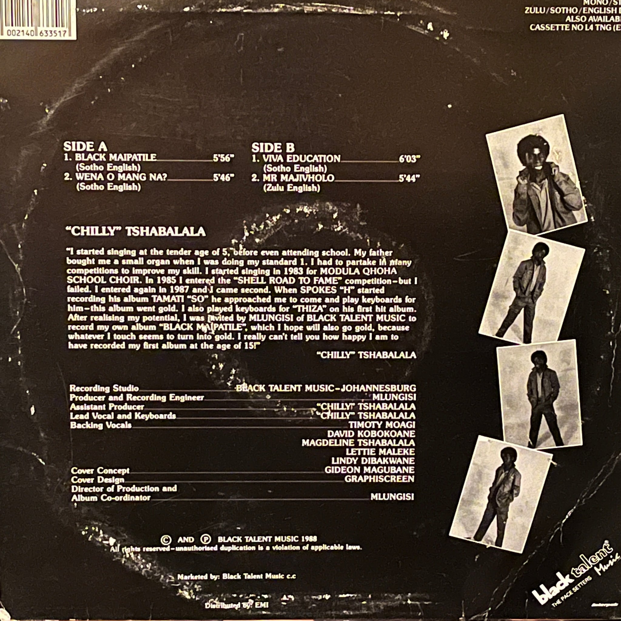 Chilly - Black Maipatile