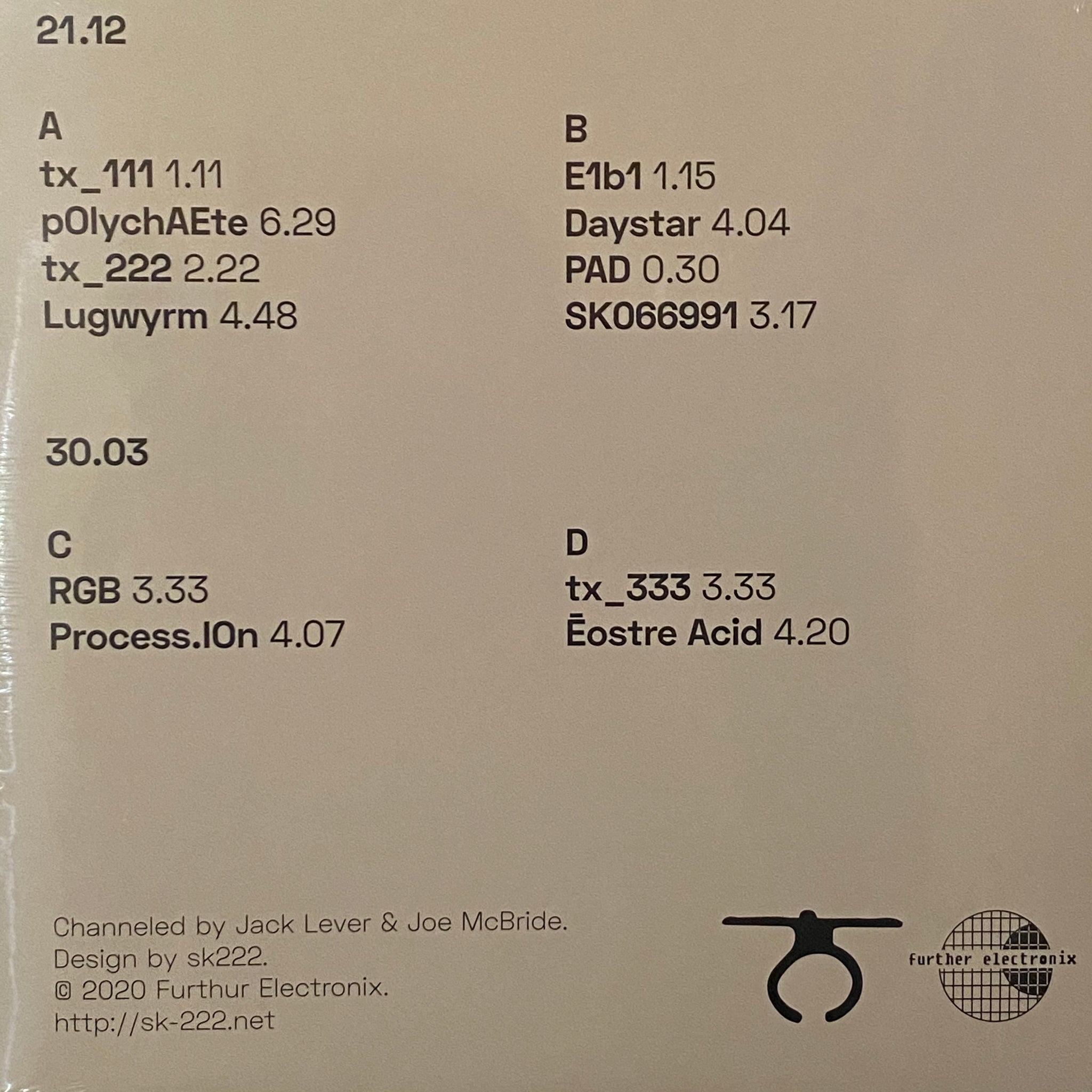 Joe McBride & Jack Lever – 21.12 / 30.03