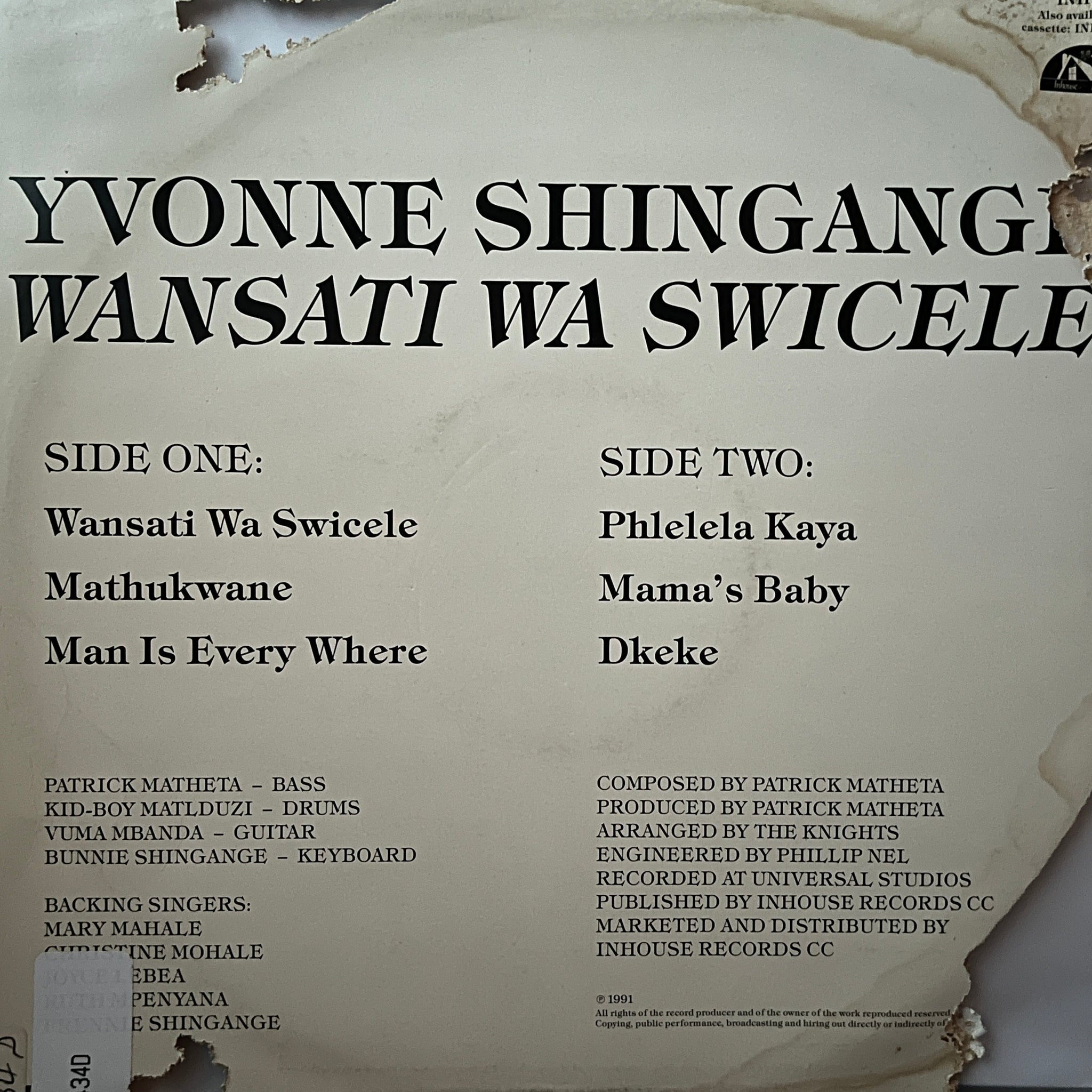Yvonne Shingange - Wansati Wa Swicele