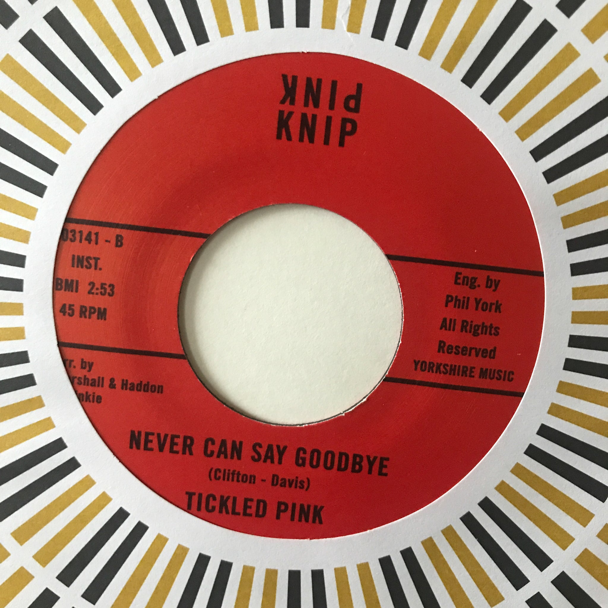 Tickled Pink – Reach Out (And Give Me Your Hand) / Never Can Say Goodbye