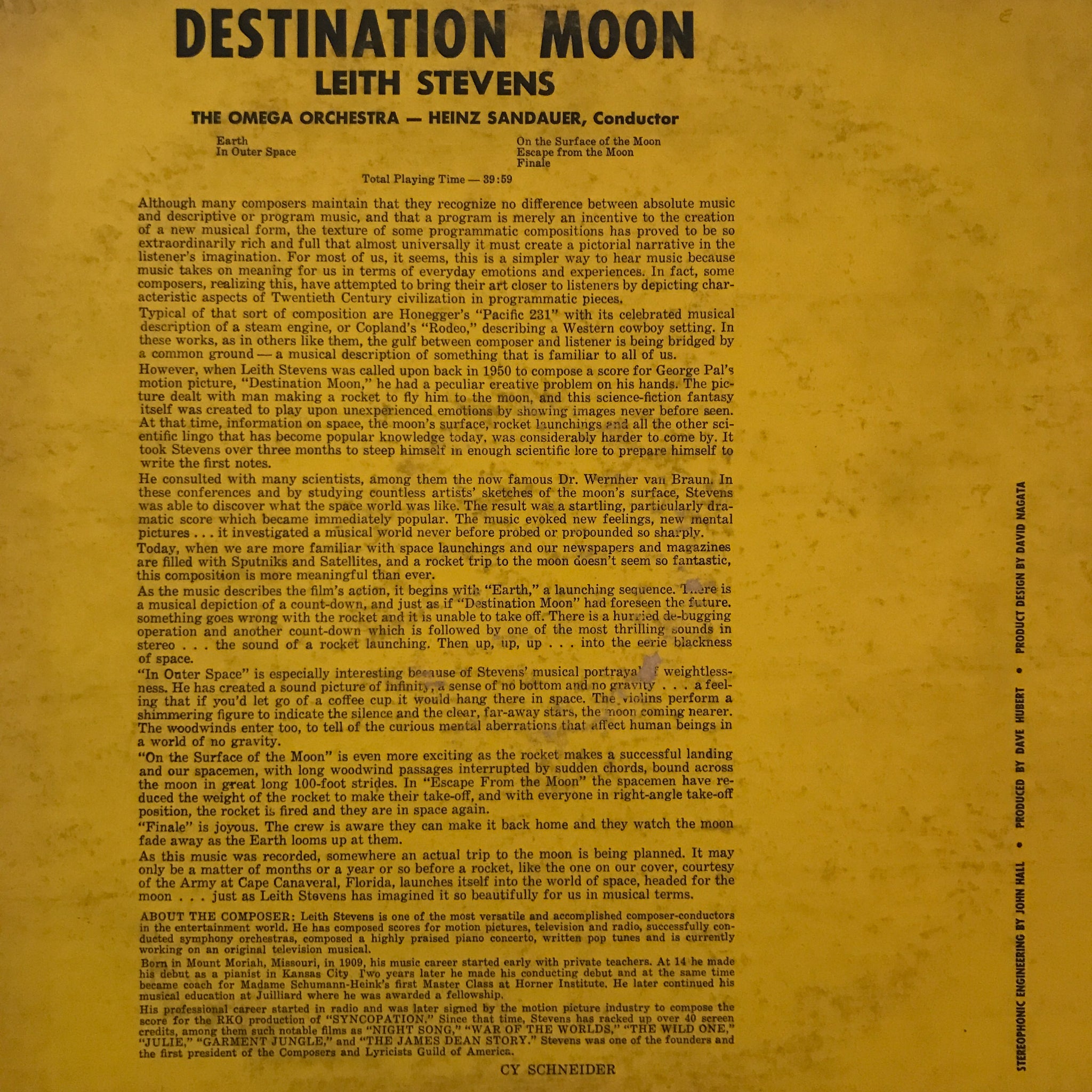 Leith Stevens – Destination Moon