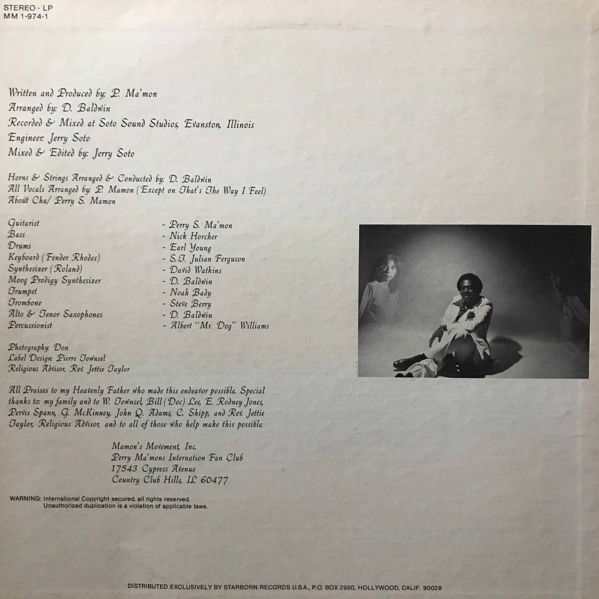 Perry Ma'mon – Stay Sunshine