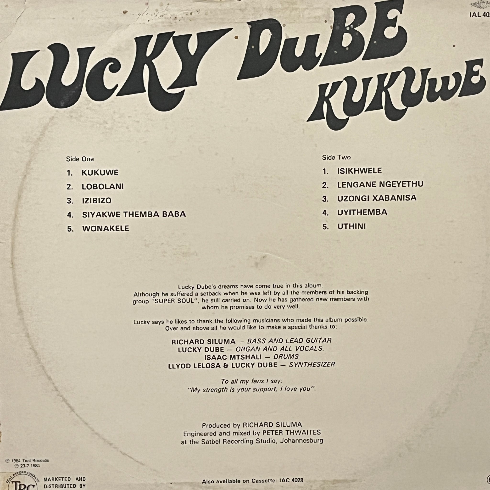 Lucky Dube – Kukuwe