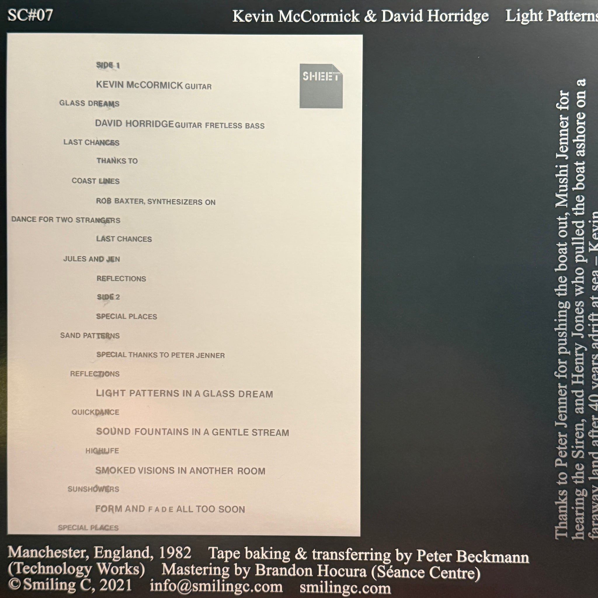 Kevin McCormick & David Horridge - Light Pattern