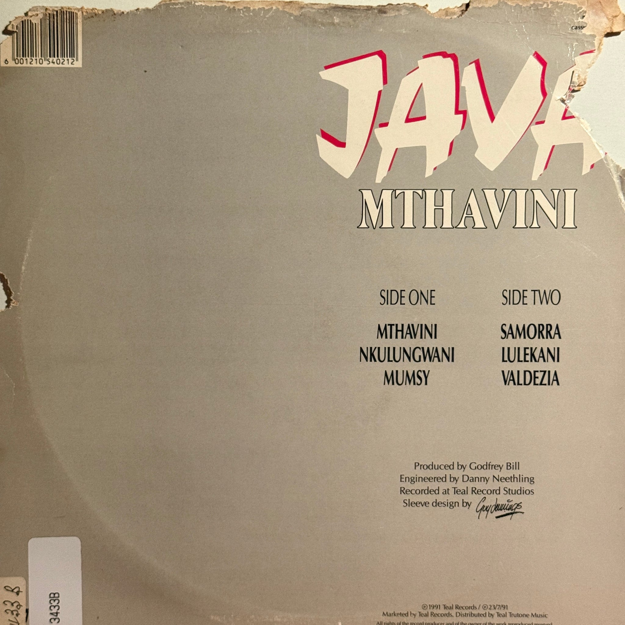 Java  ‎– Mthavini
