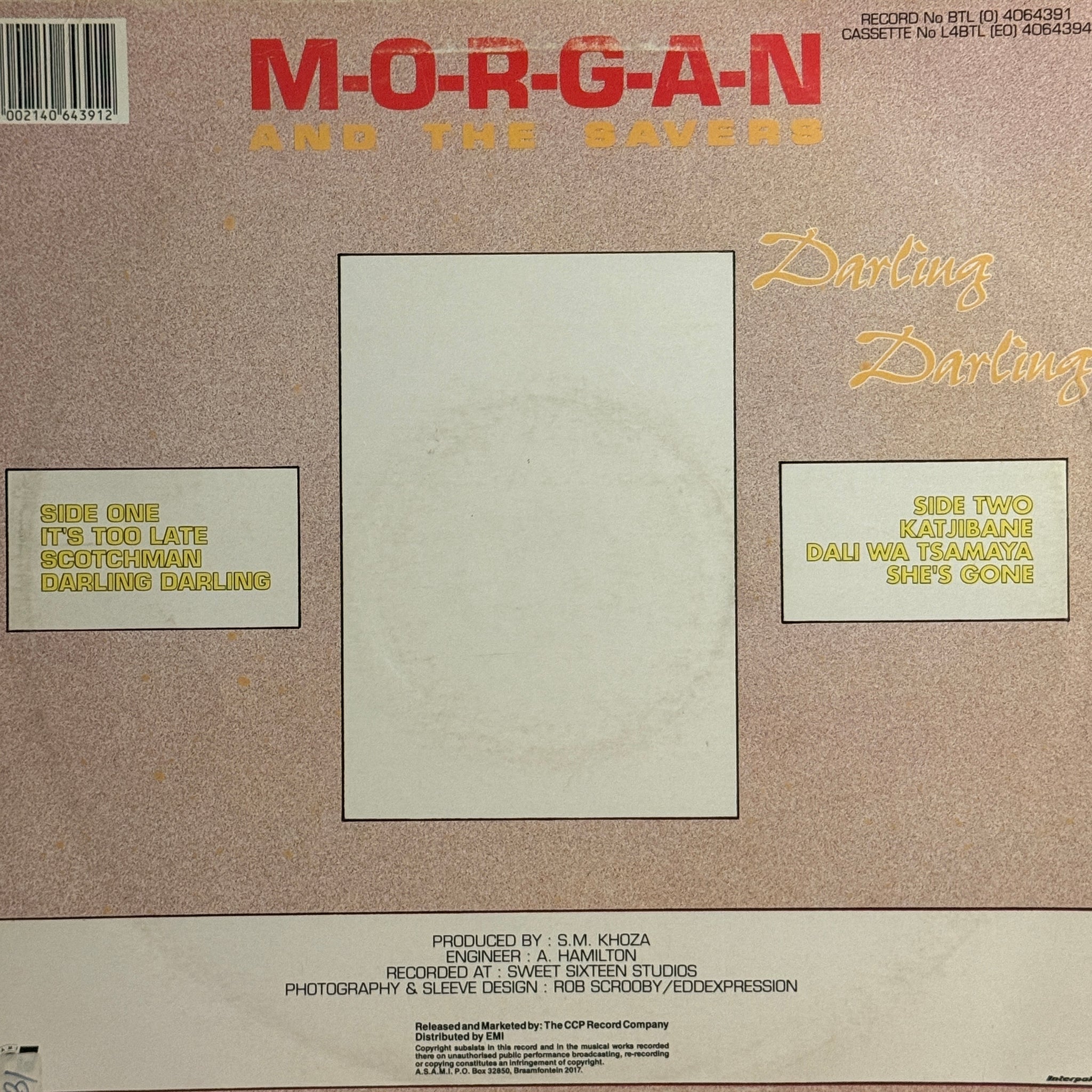 M-o-r-g-a-n And The Savers – Darling Darling