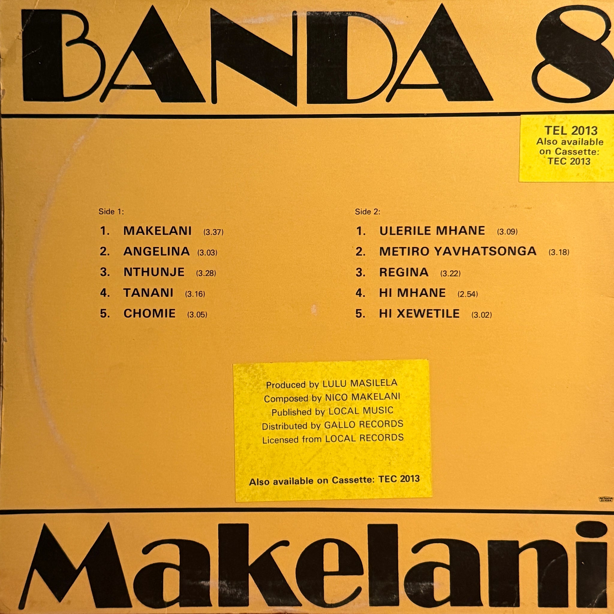 Banda 8 – Makelani