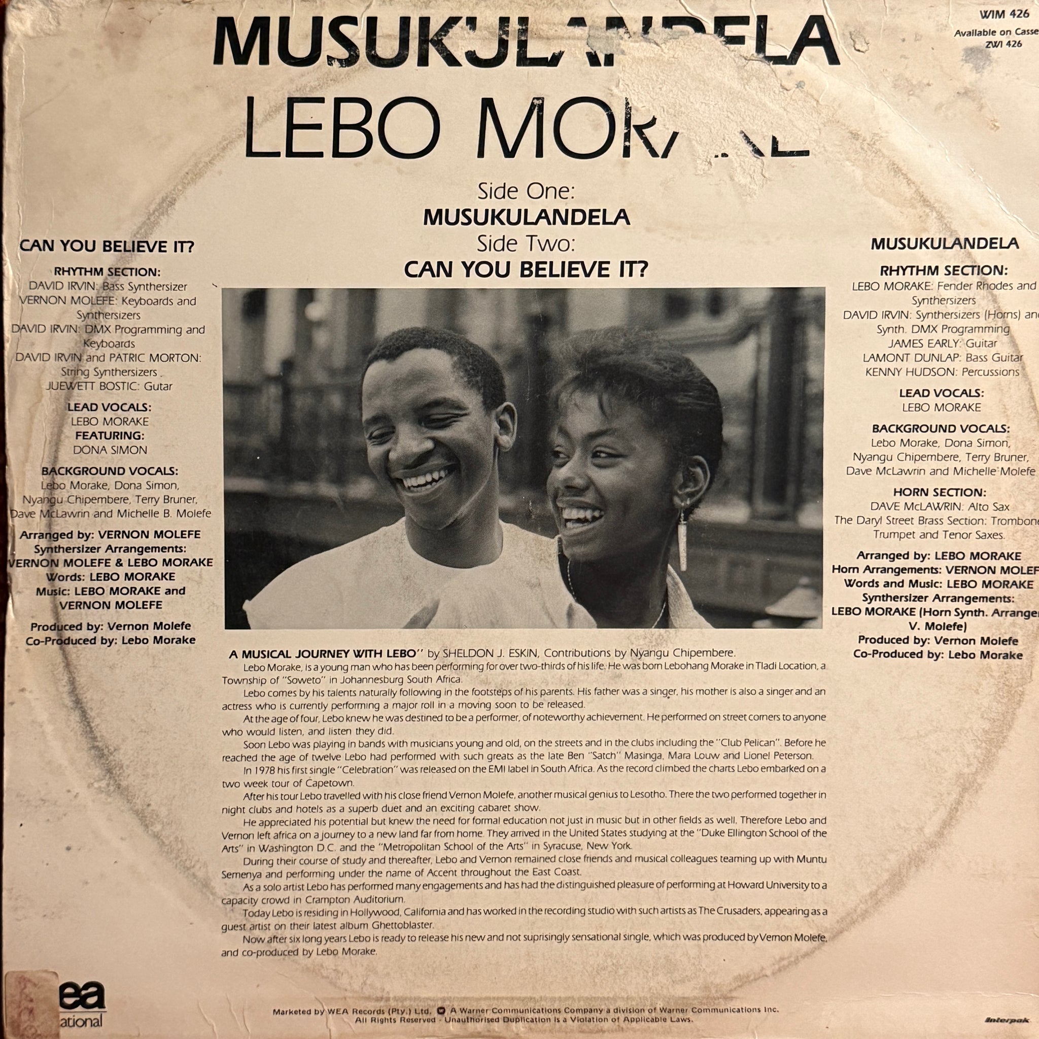 Lebo Morake – Musukulandela