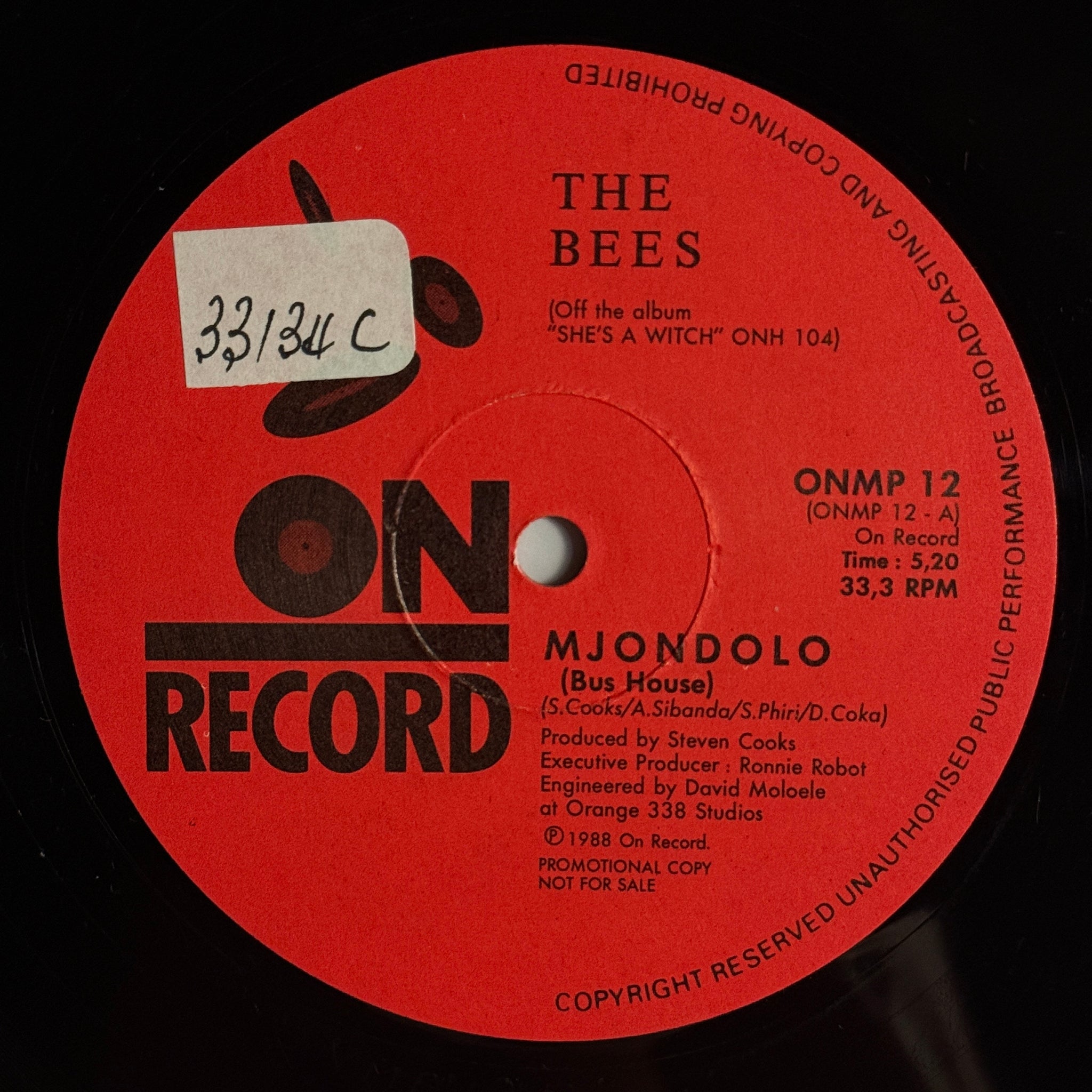The Bees ‎– Mjondolo (Bus House)