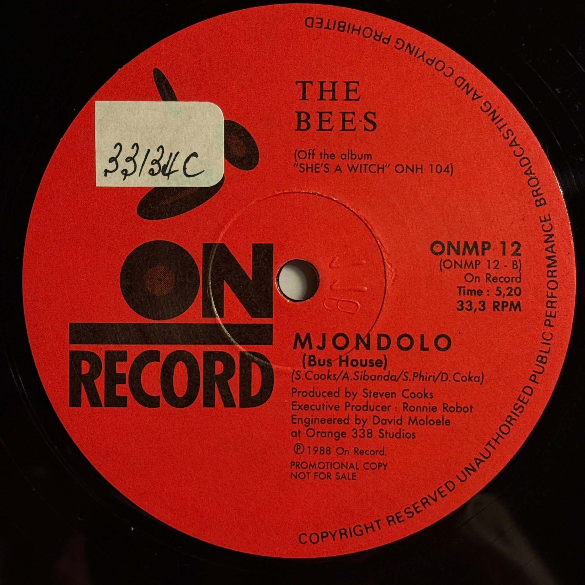 The Bees ‎– Mjondolo (Bus House)