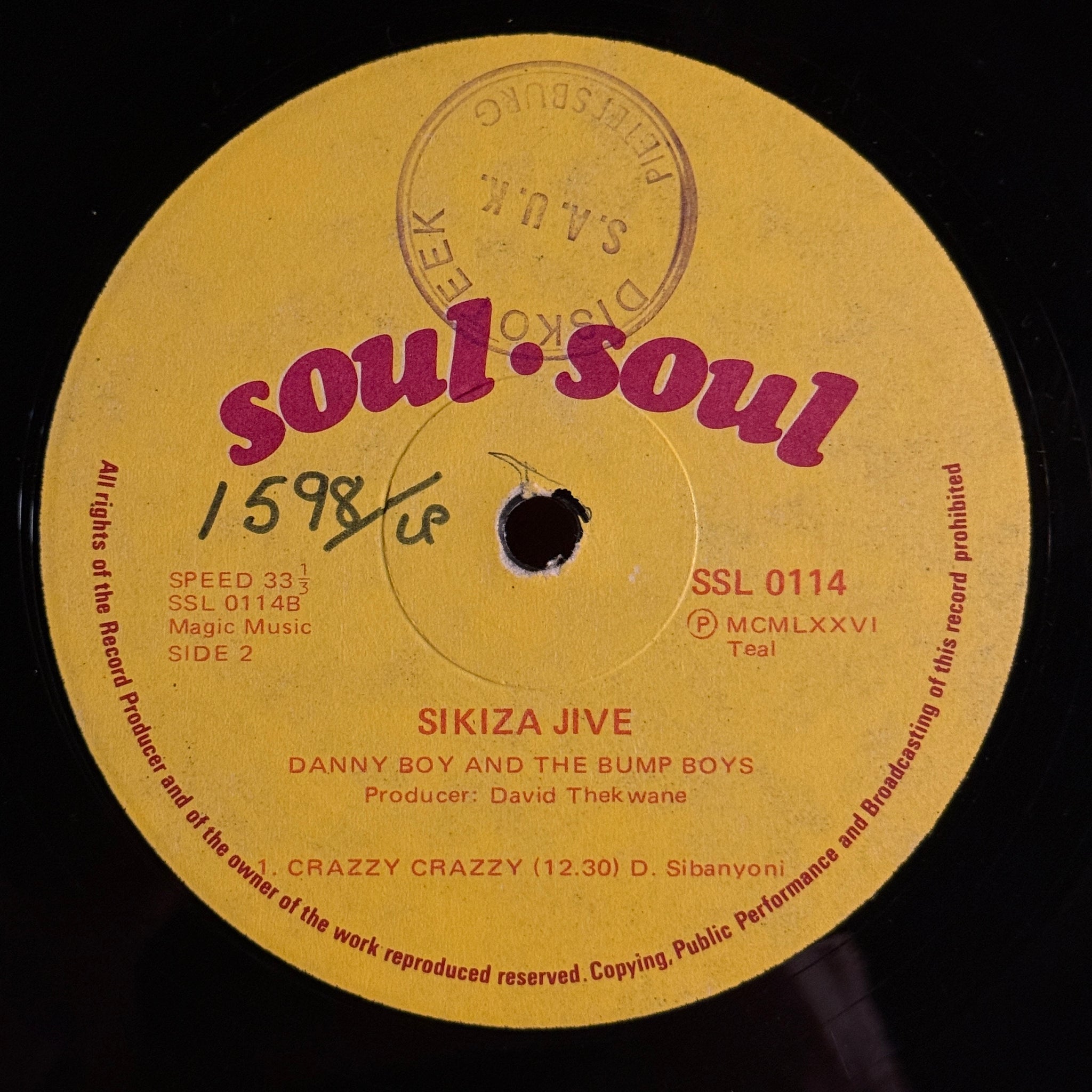 Danny Boy & The Bump Boys - Sikiza Jive