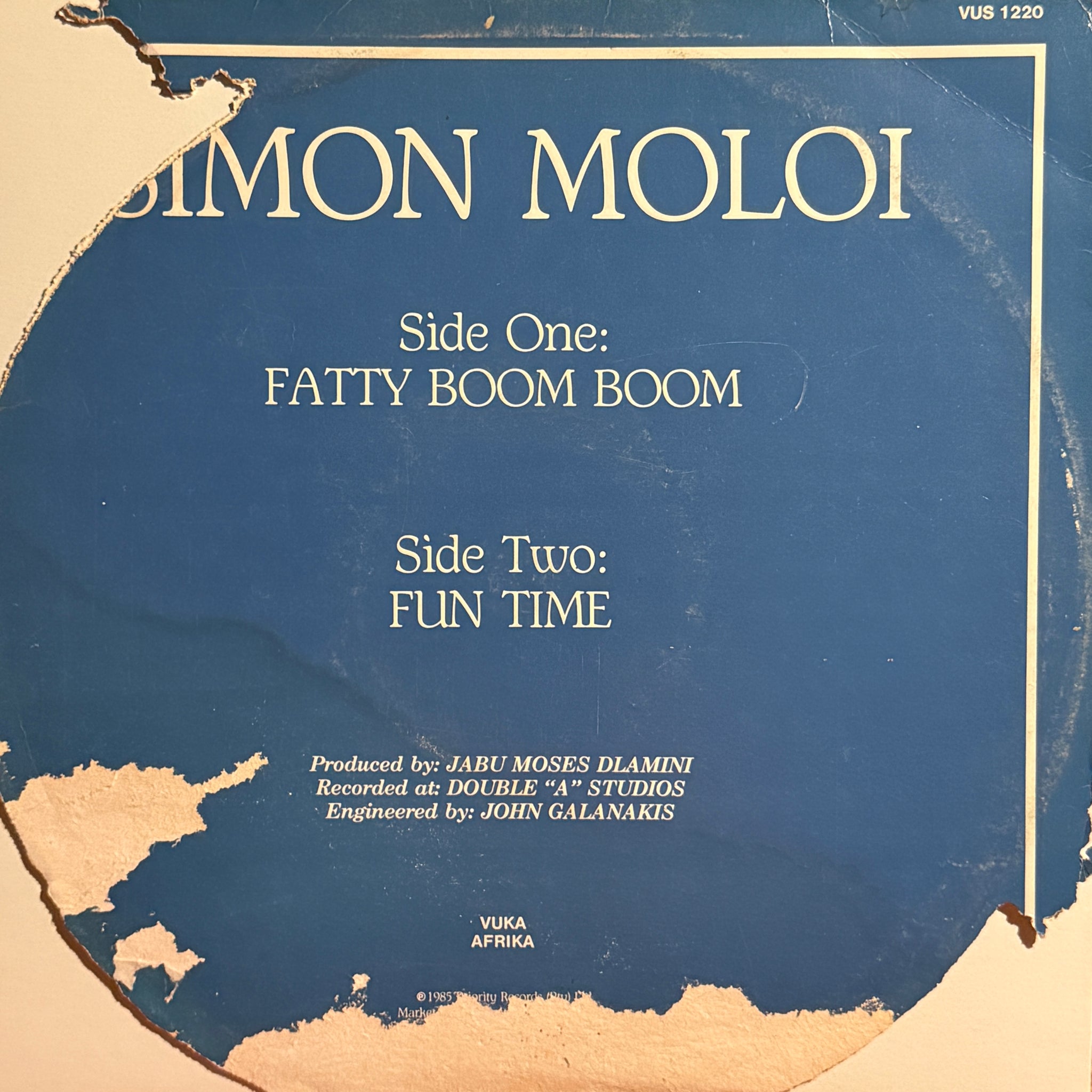 Simon Moloi – Fatty Boom Boom / Fun Time