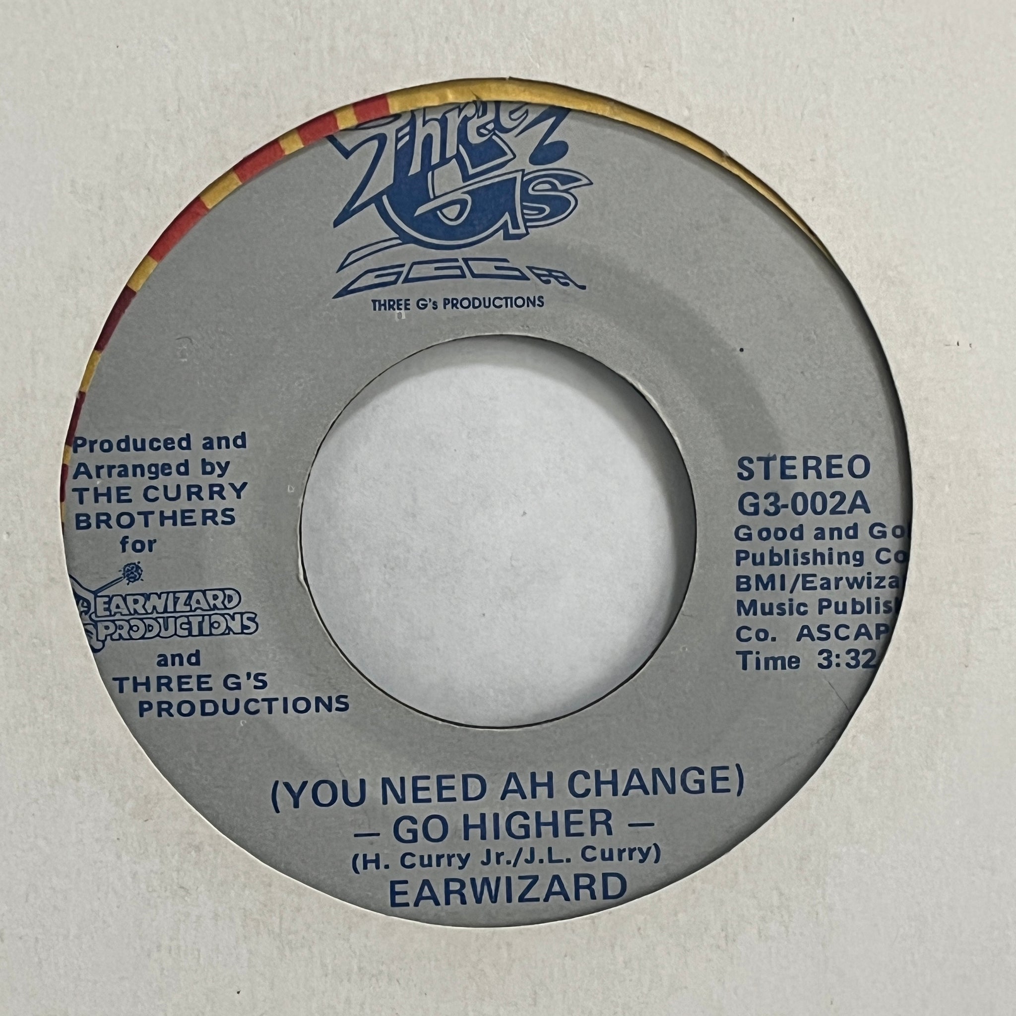 Earwizard – (You Need Ah Change) Go Higher / The Dance Show