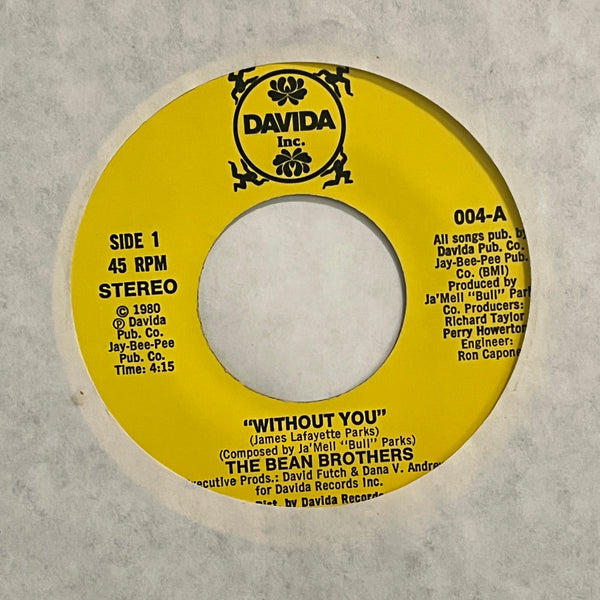 The Bean Brothers – Without You / Thang Goin On