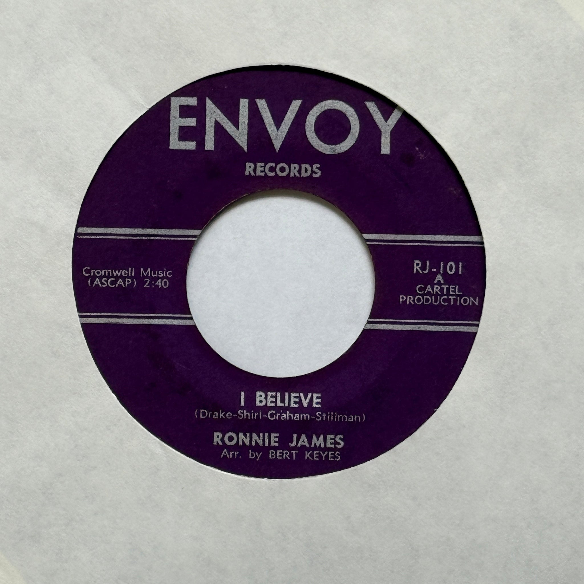 Ronnie James – Falling Tears / I Believe