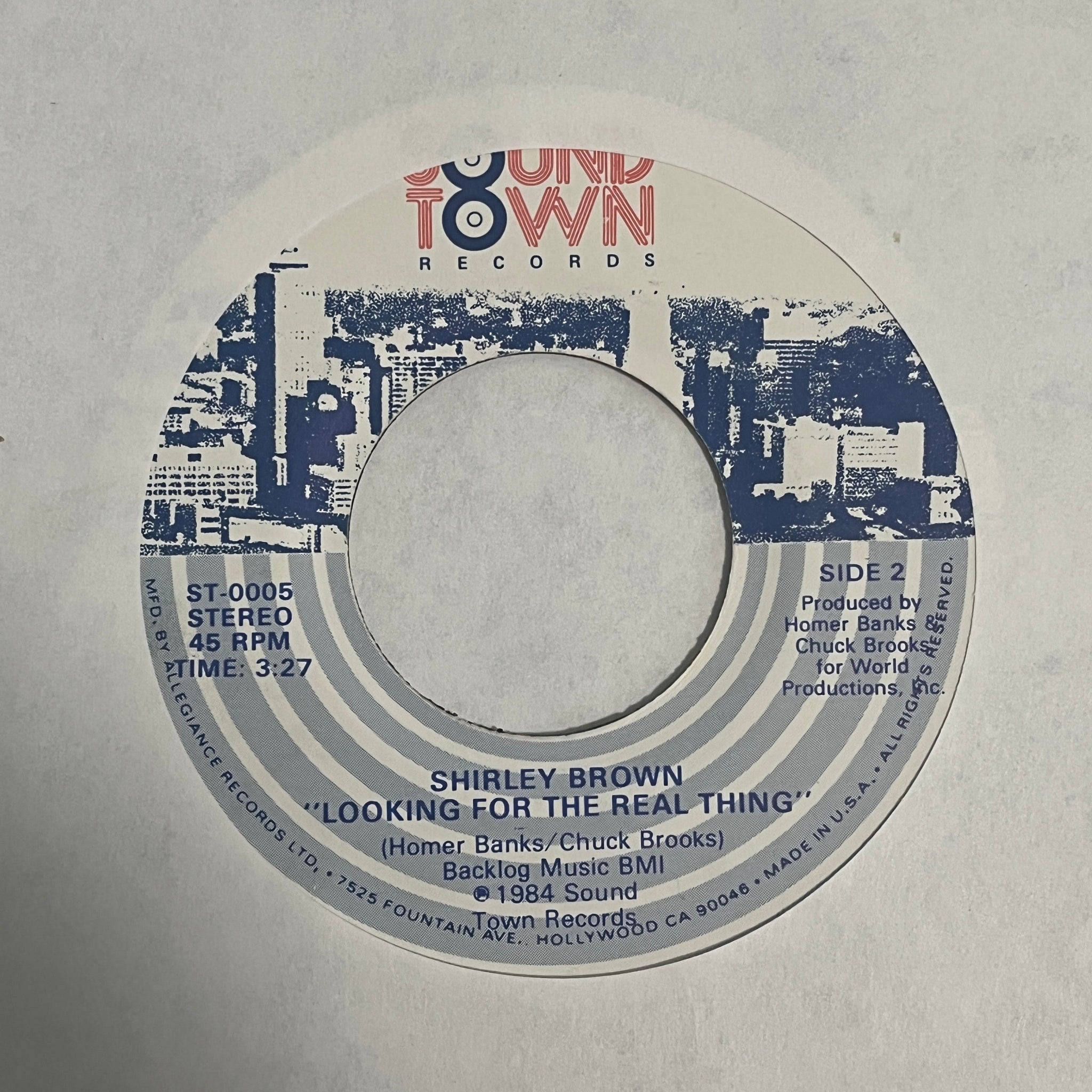 Shirley Brown – I Don't Play That / Looking For The Real Thing