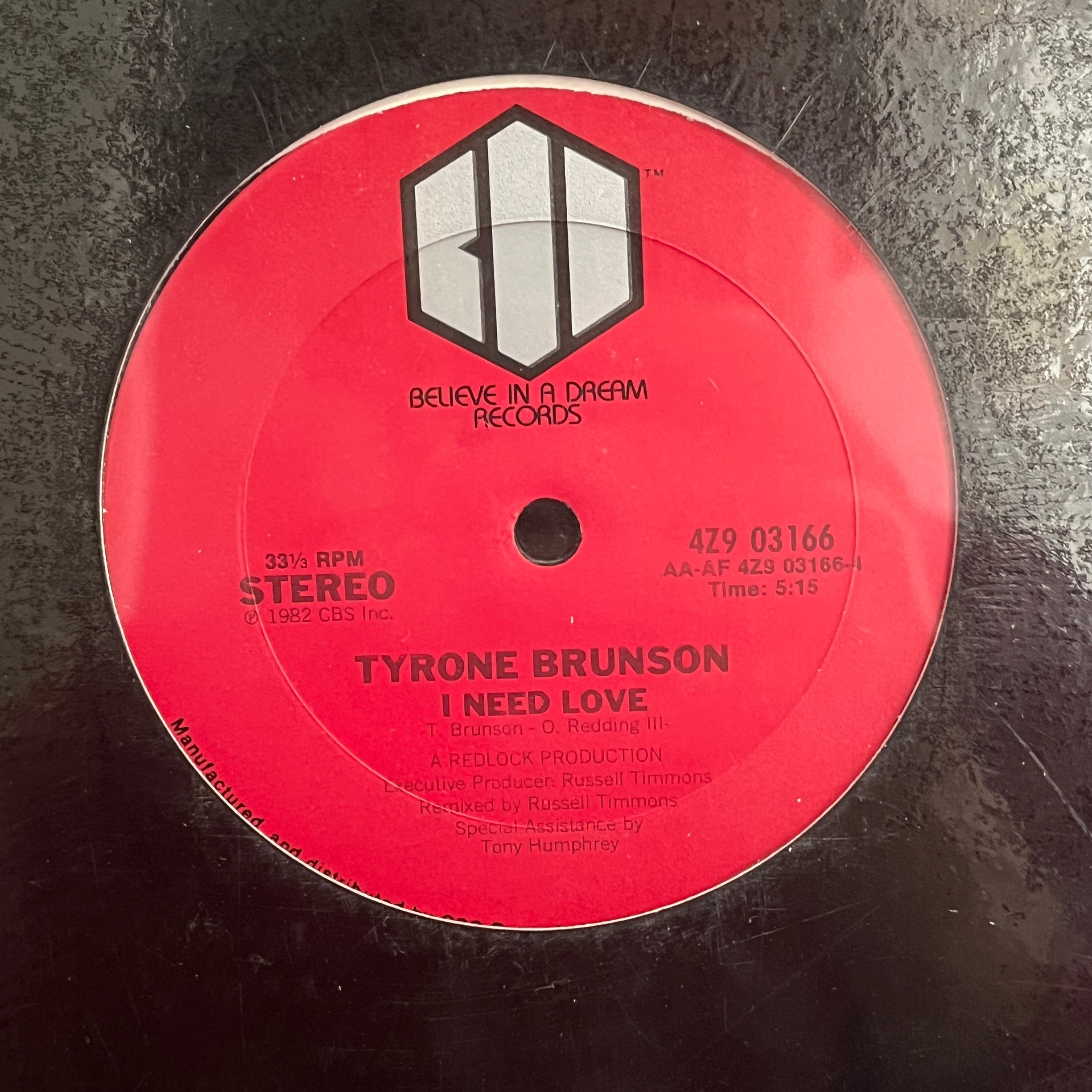 Tyrone Brunson – I Need Love