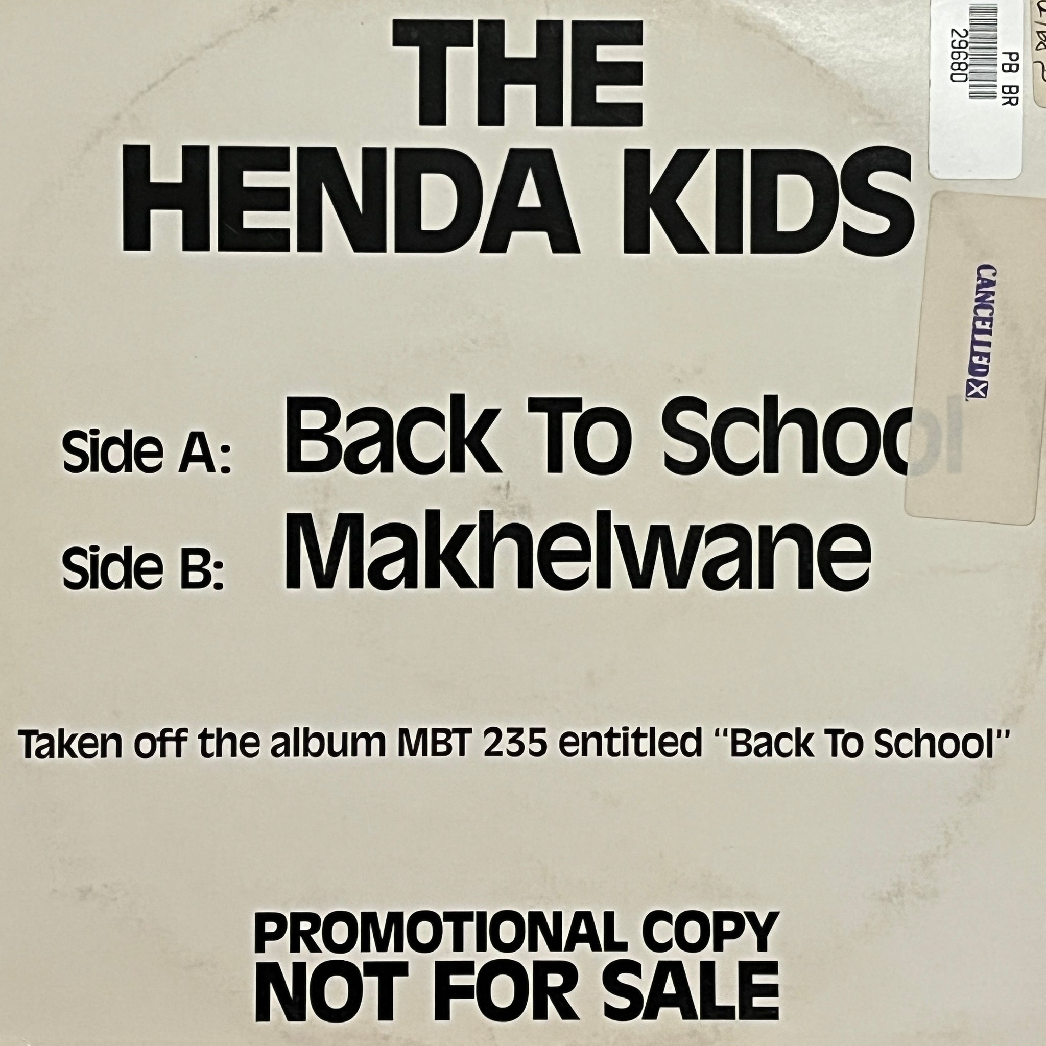 The Henda Kids – Back To School / Makhelwane