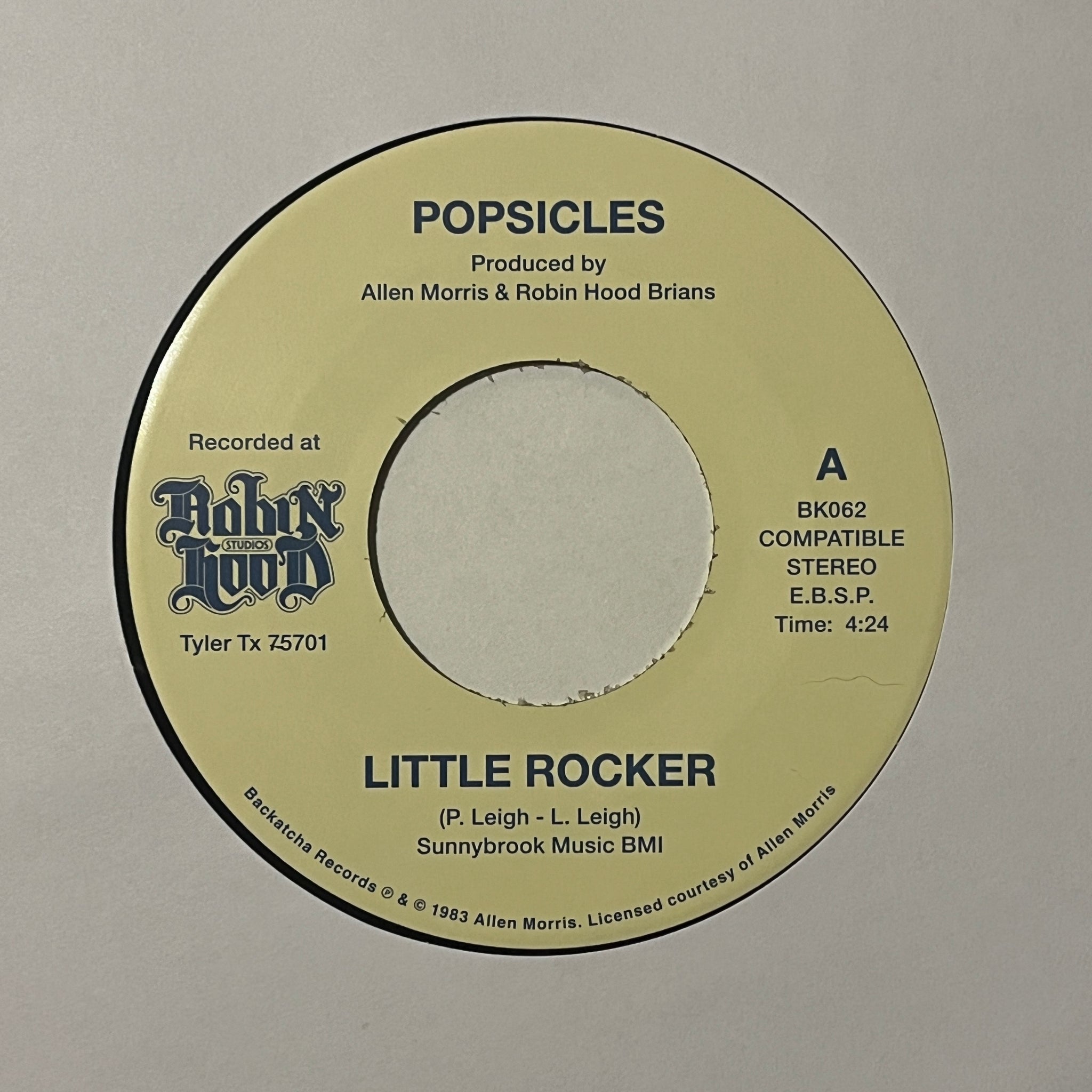 Popsicles – Little Rocker / These Are The Good Times