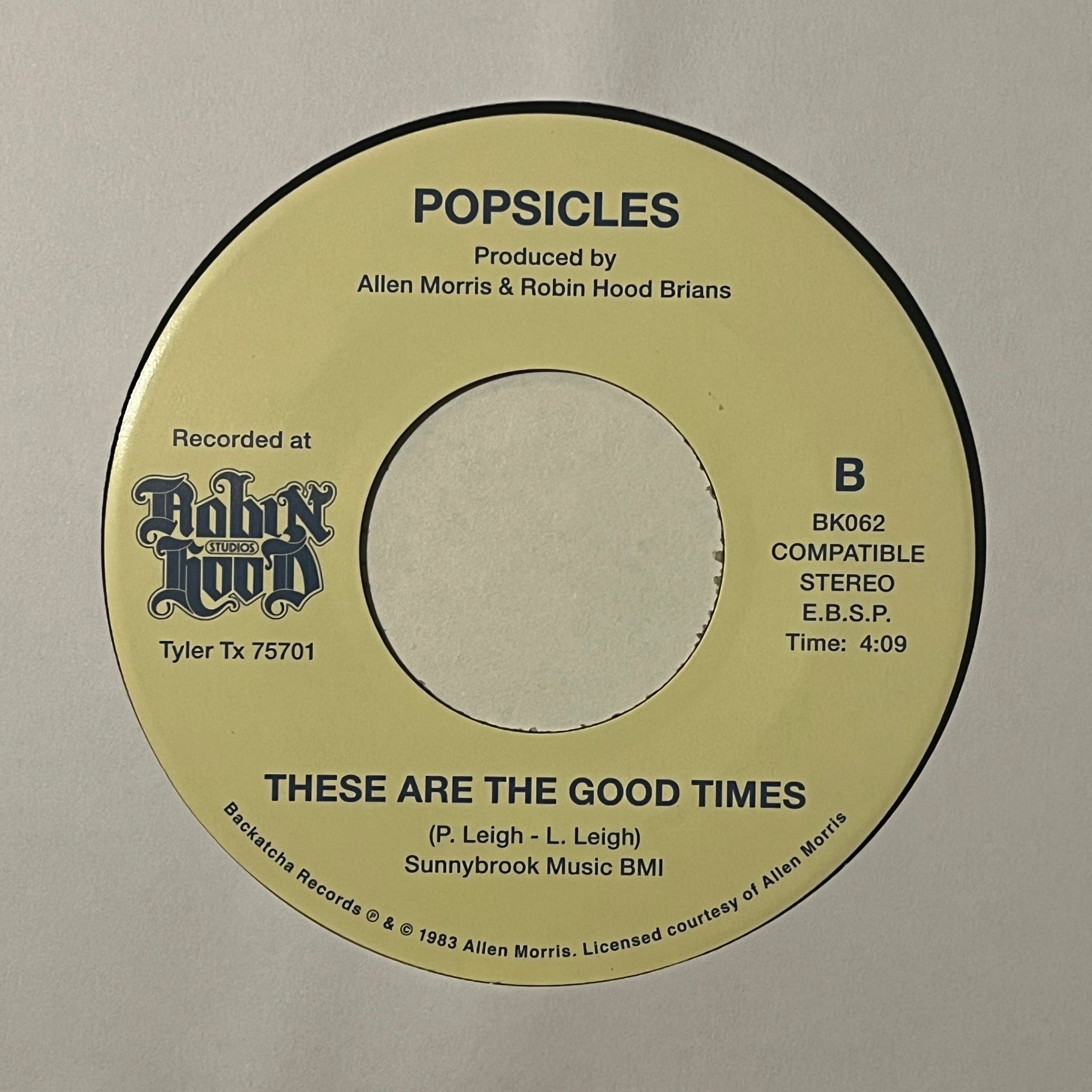 Popsicles – Little Rocker / These Are The Good Times