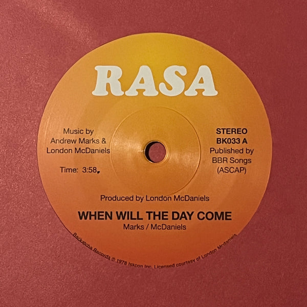 Rasa - Within The Sound / When Will The Day Come (7")