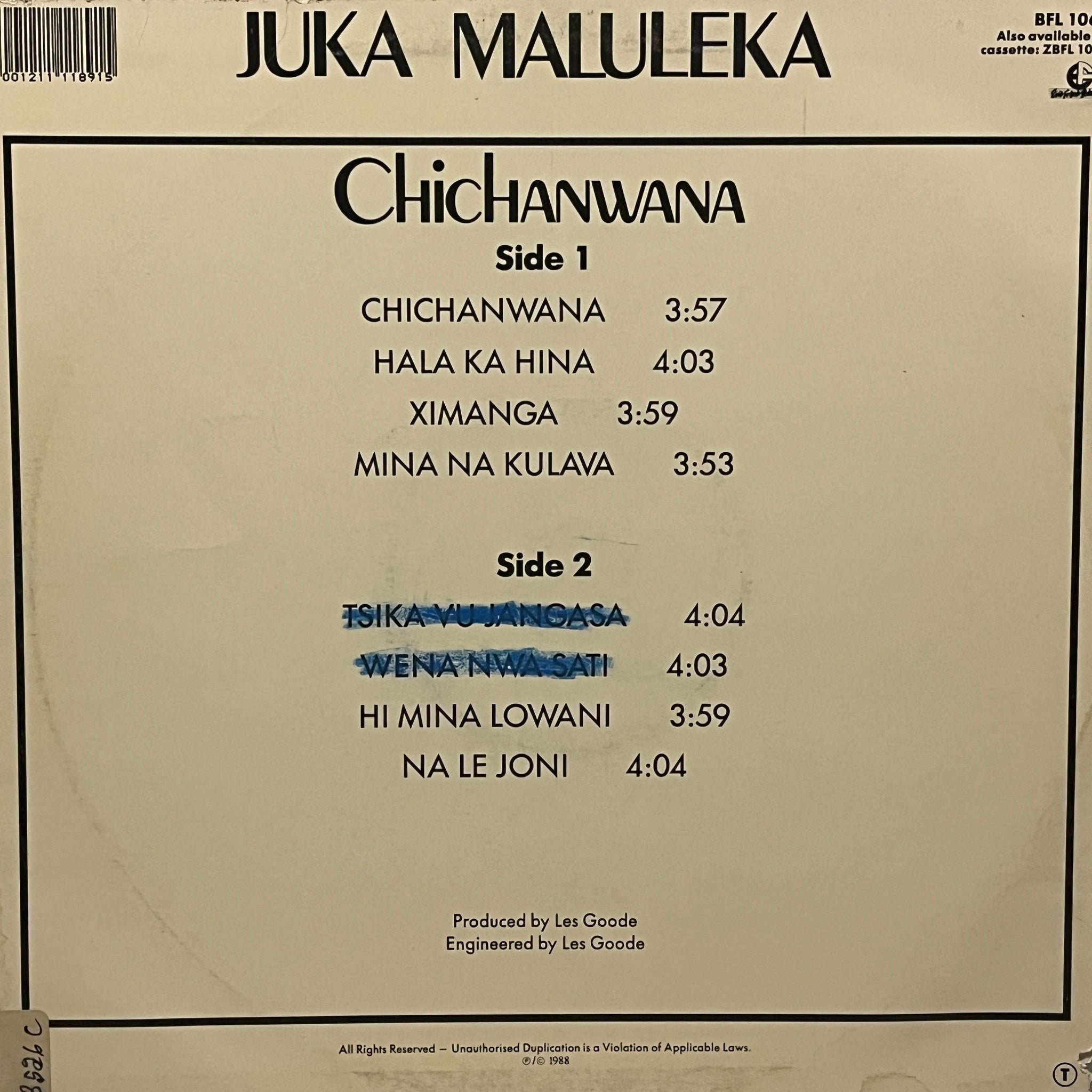 Juka Maluleka – Chichanwana