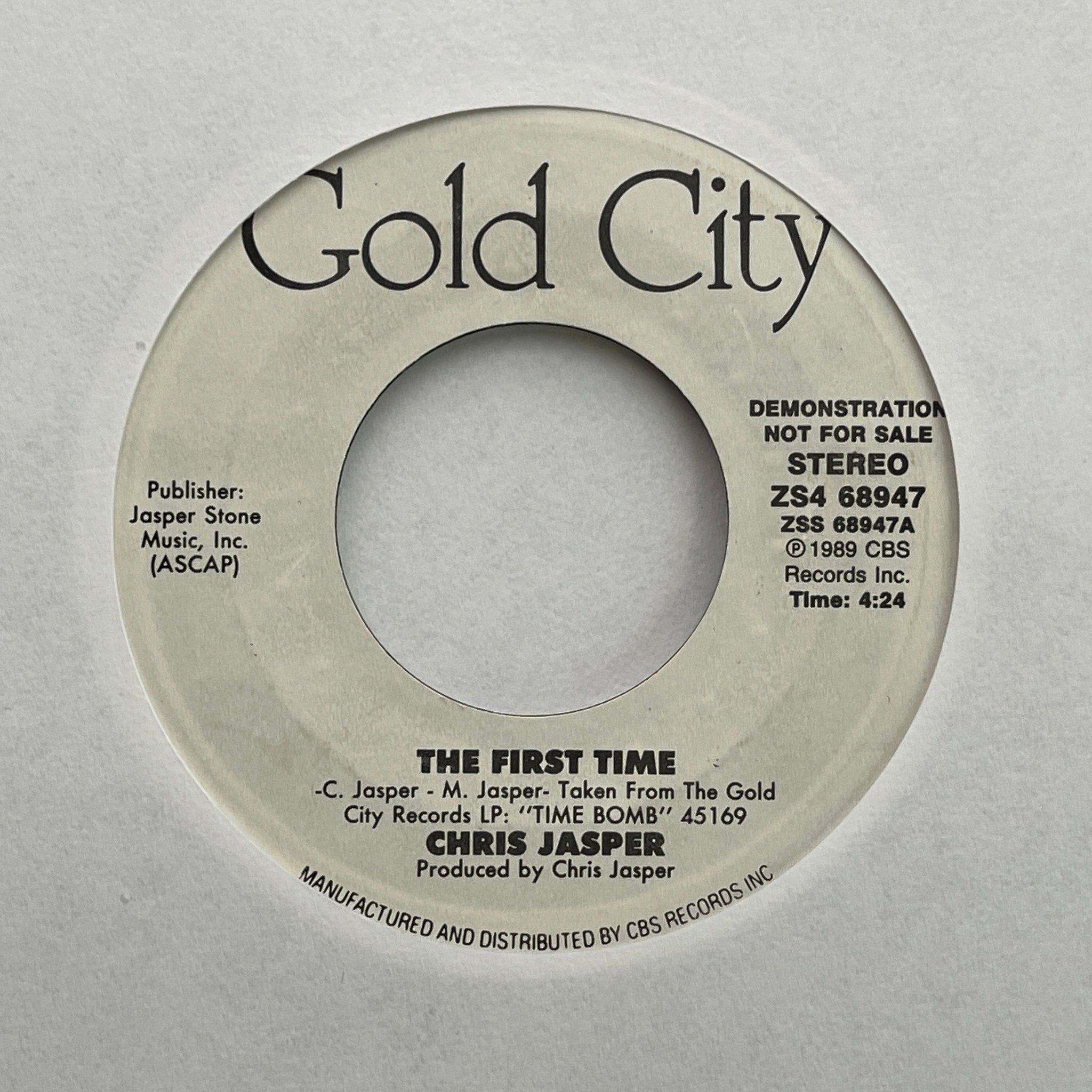 Chris Jasper – The First Time