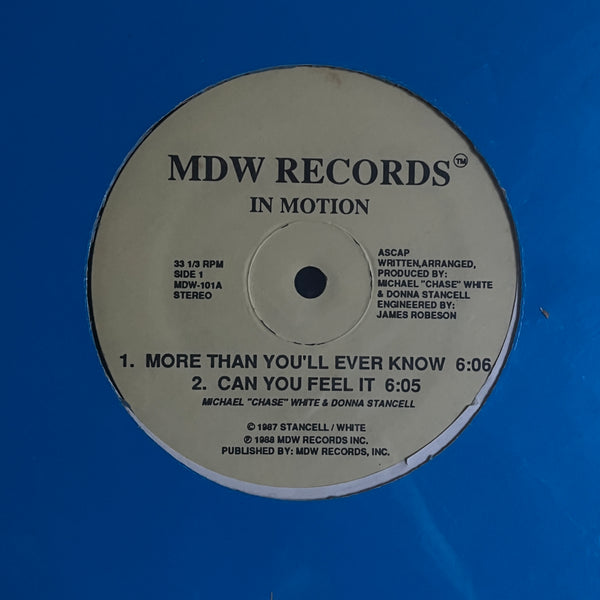 In Motion – More Than You'll Ever Know