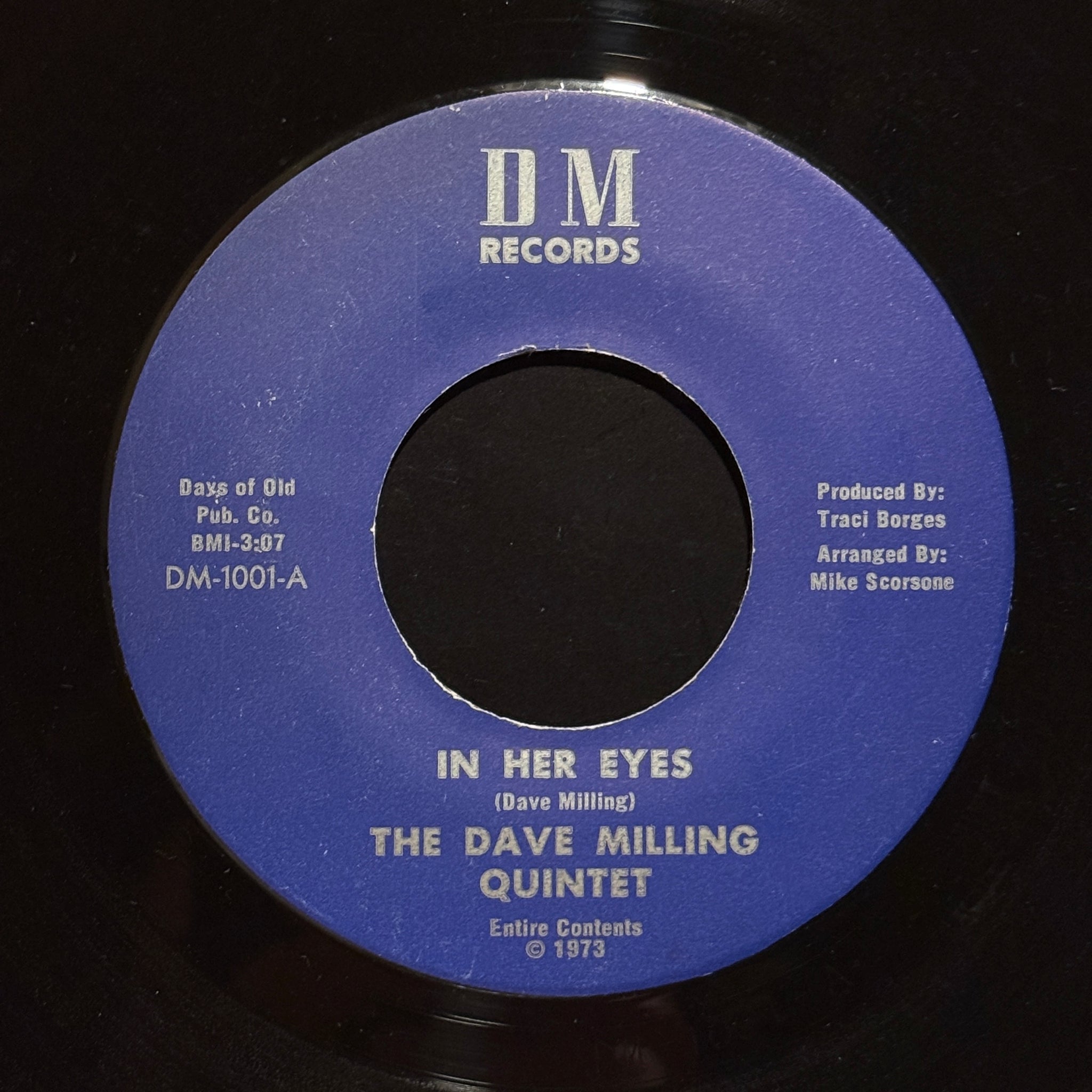 The Dave Milling Quintet - In Her Eyes / Crescent City Moon