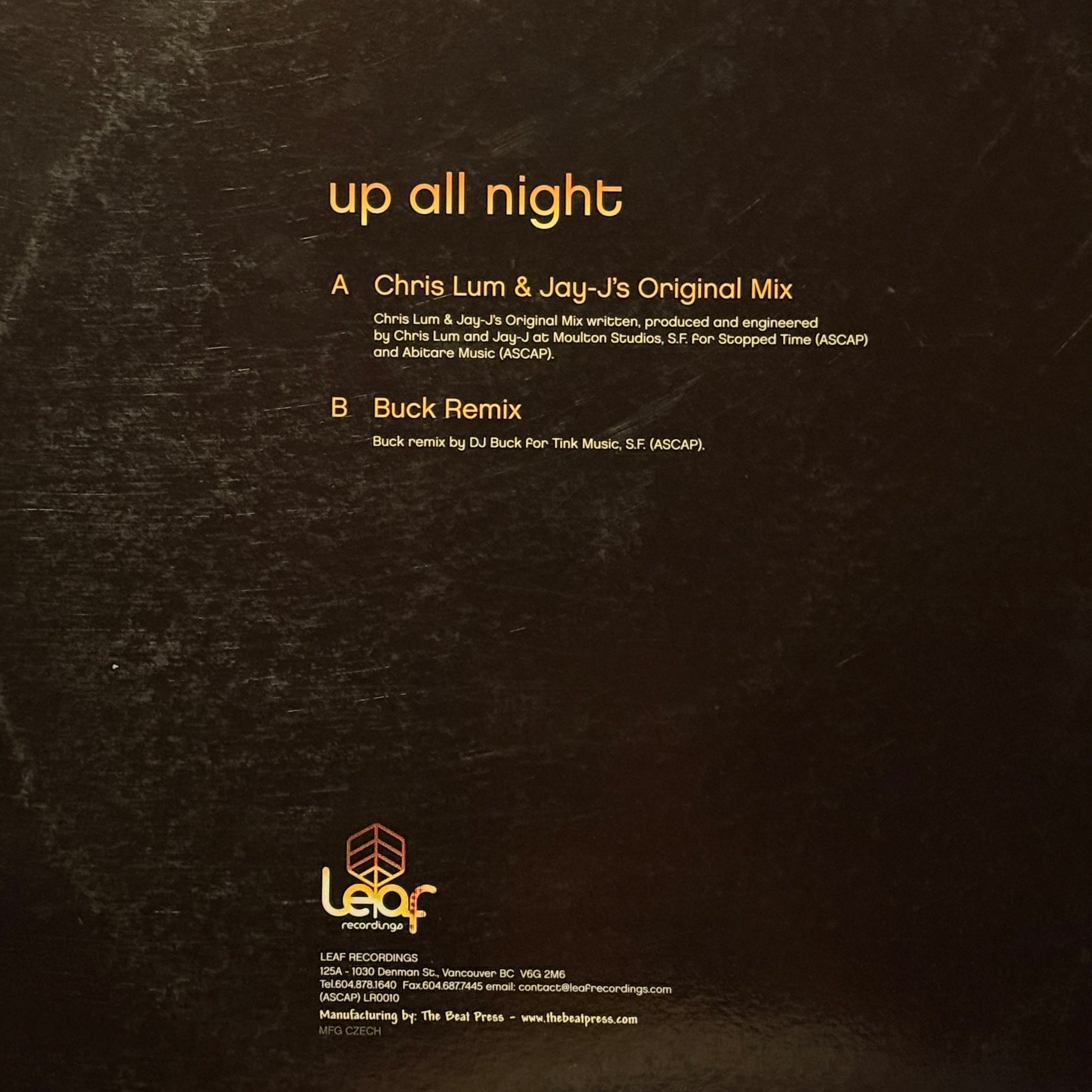 Jay-J & Chris Lum – Up All Night
