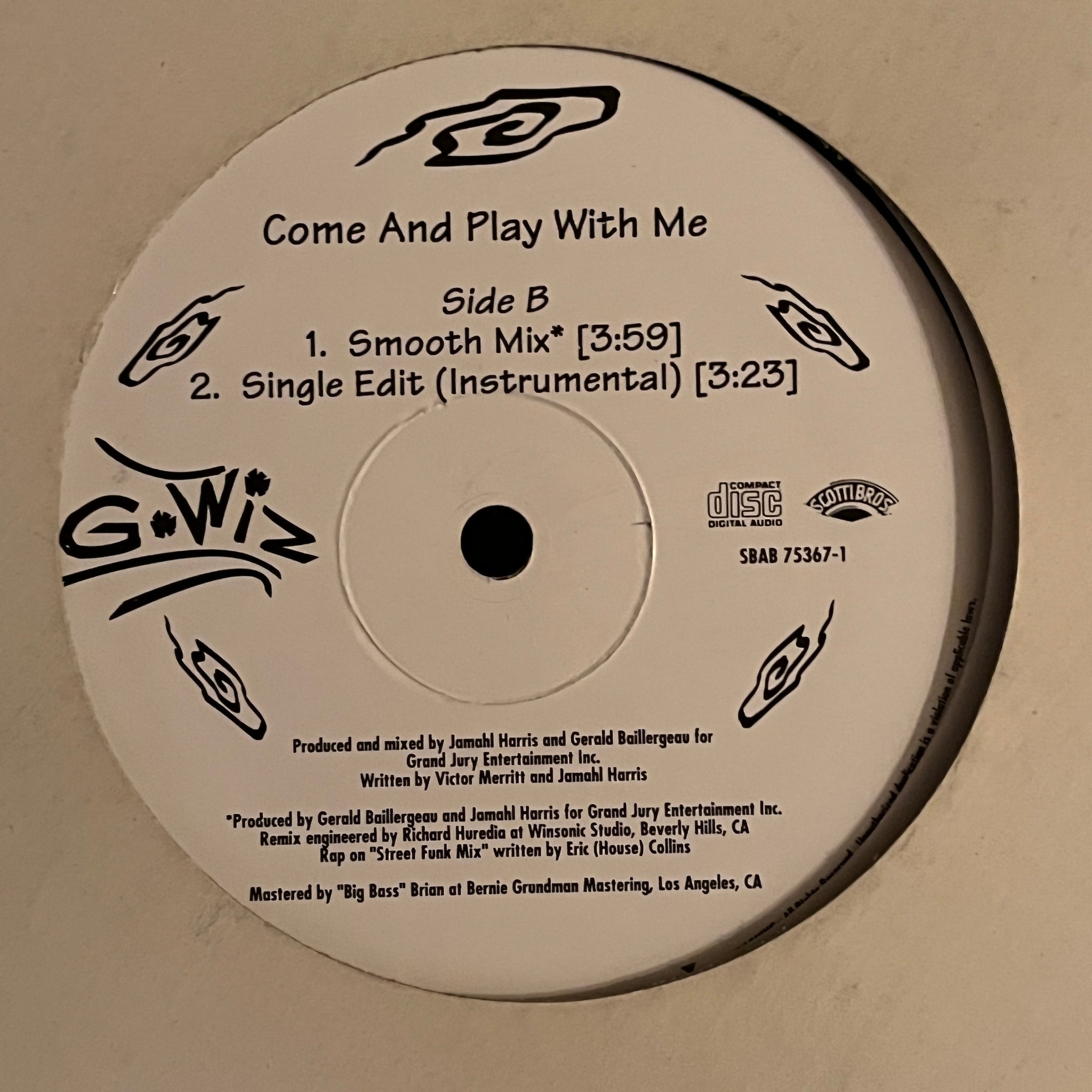G-Wiz – Come And Play With Me