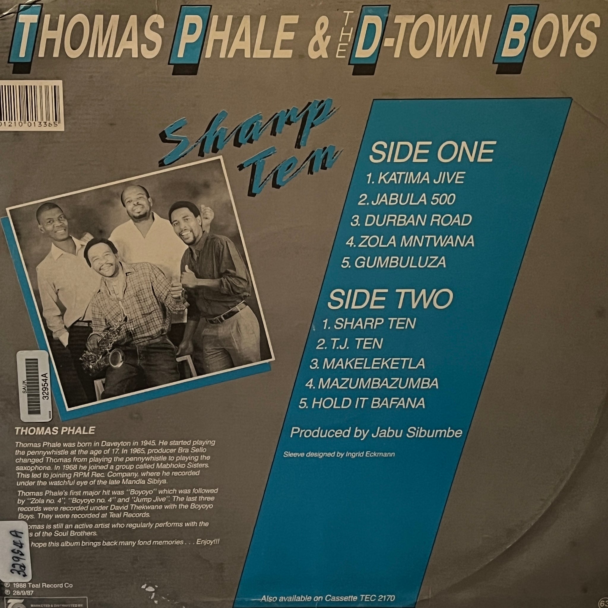 Thomas Phale & The D-Town Boys - Sharp Ten