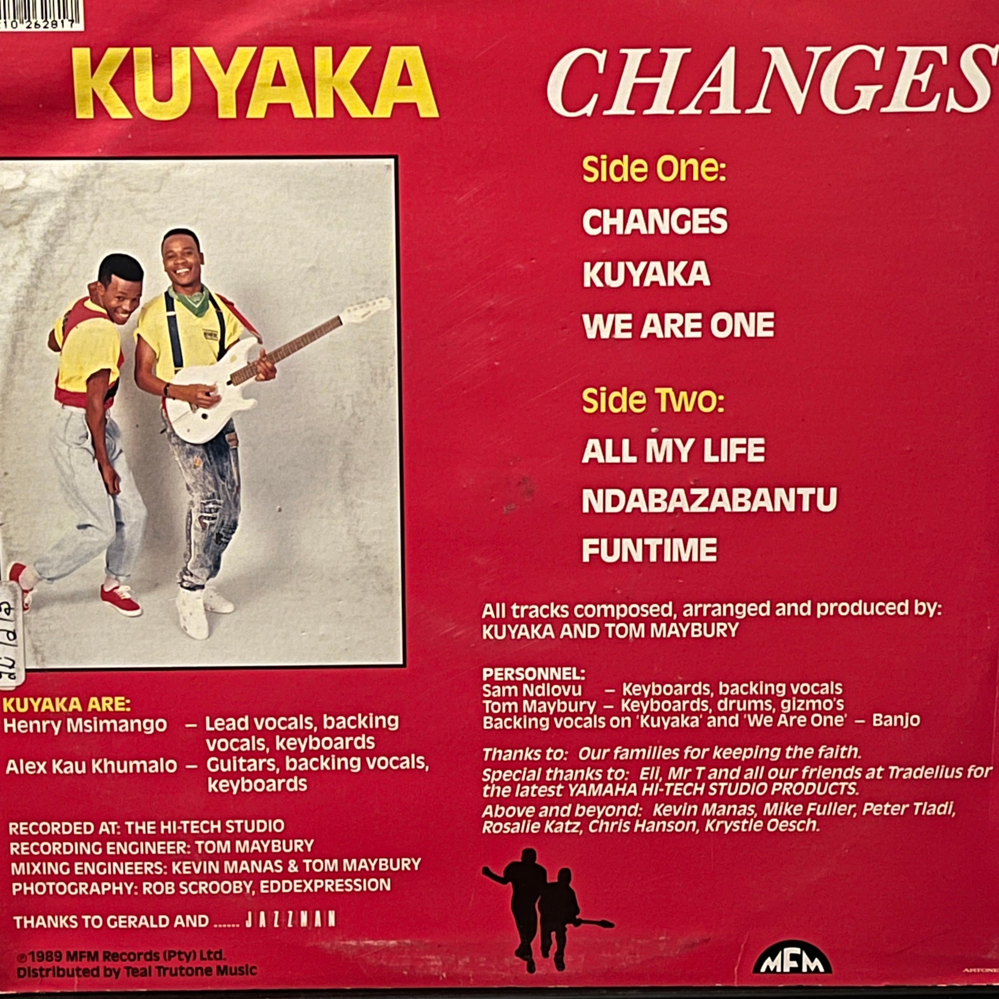 Kuyaka - Changes