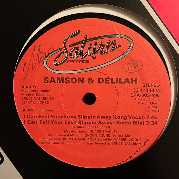 Samson & Delilah – I Can Feel Your Love Slippin Away