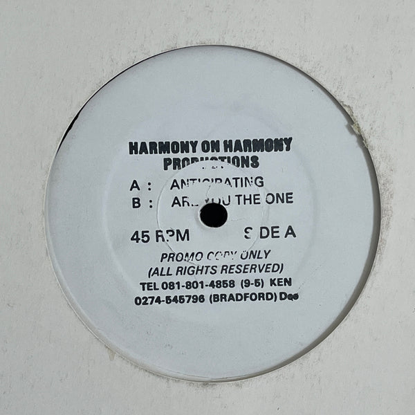 Harmony On Harmony - Anticipating