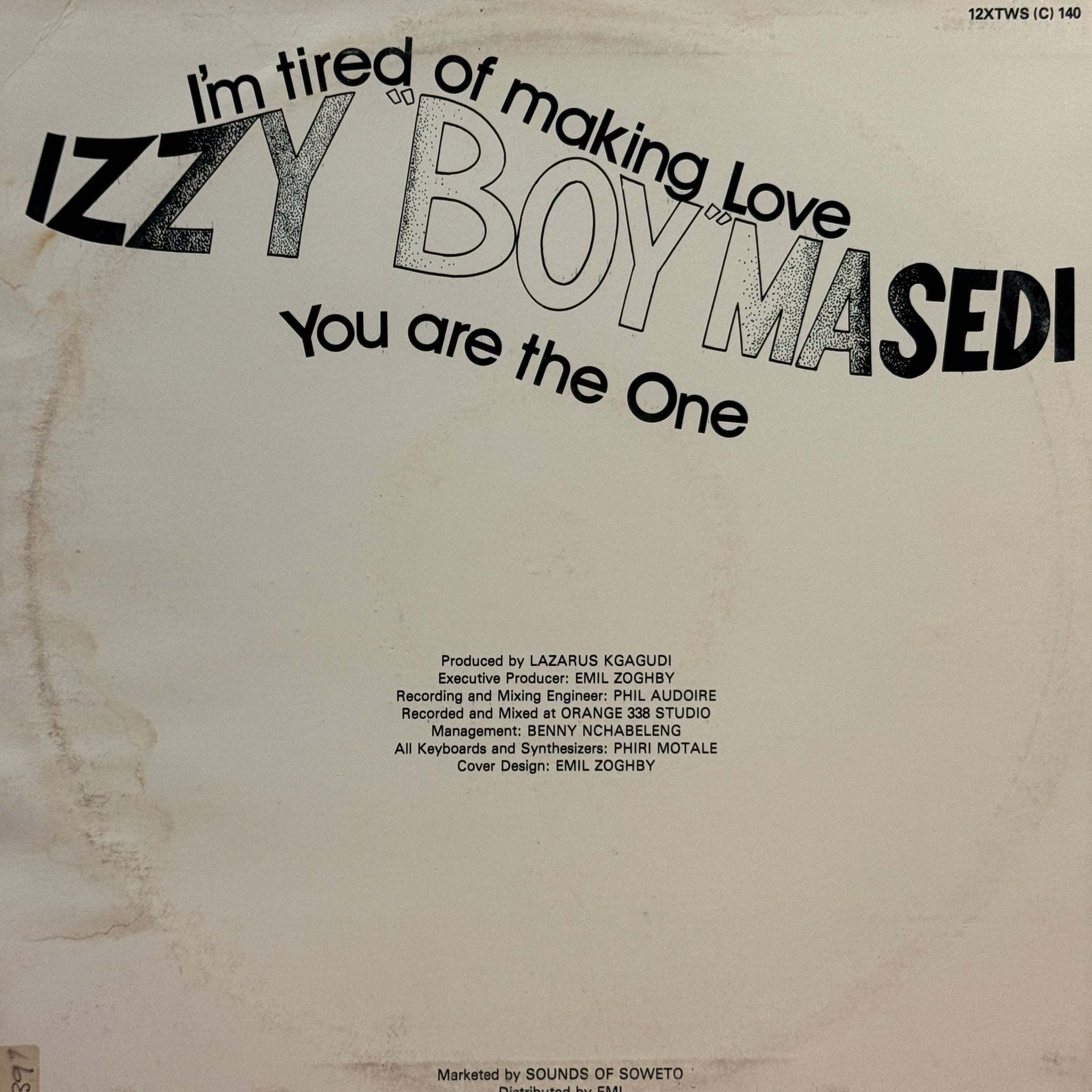 Izzyboy Masedi – I'm Tired Of Making Love