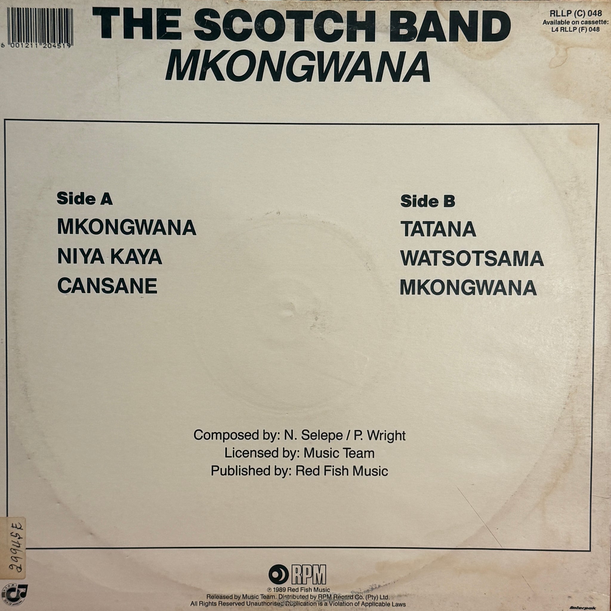 The Scotch Band – Mkongwana