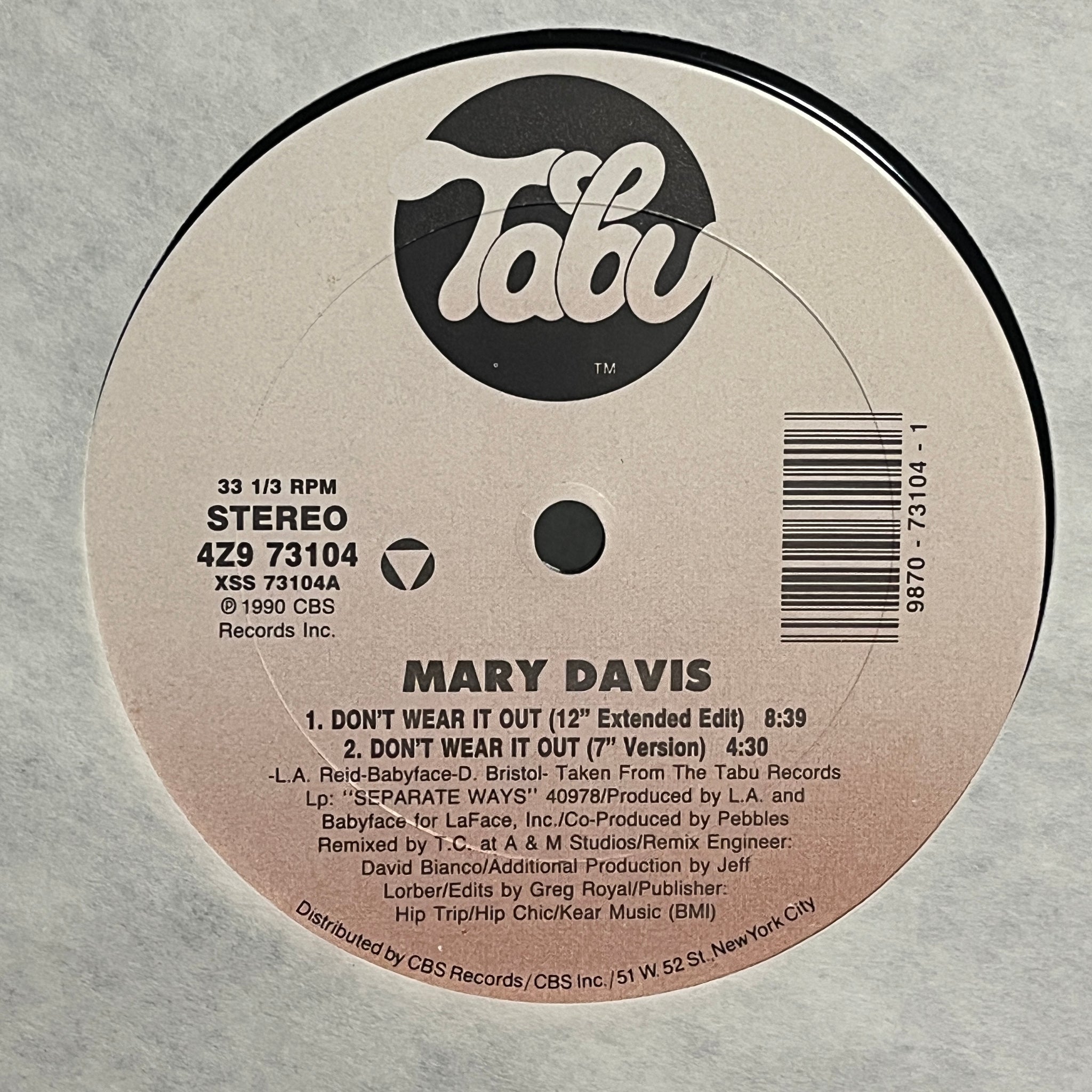 Mary Davis – Don't Wear It Out