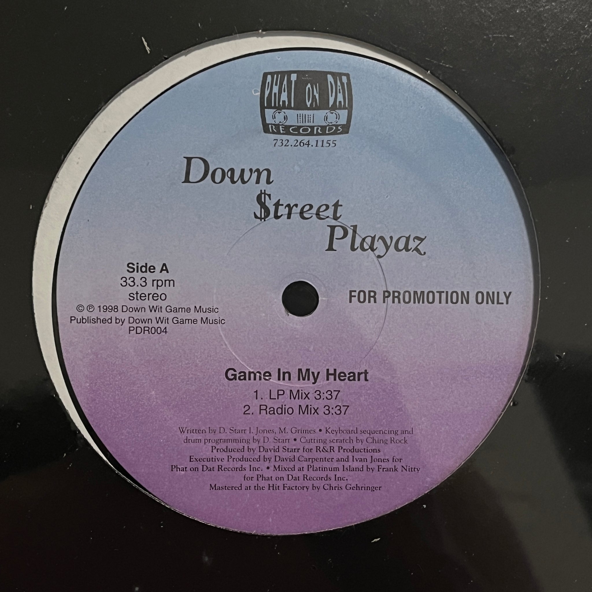Down Street Playaz – Game In My Heart