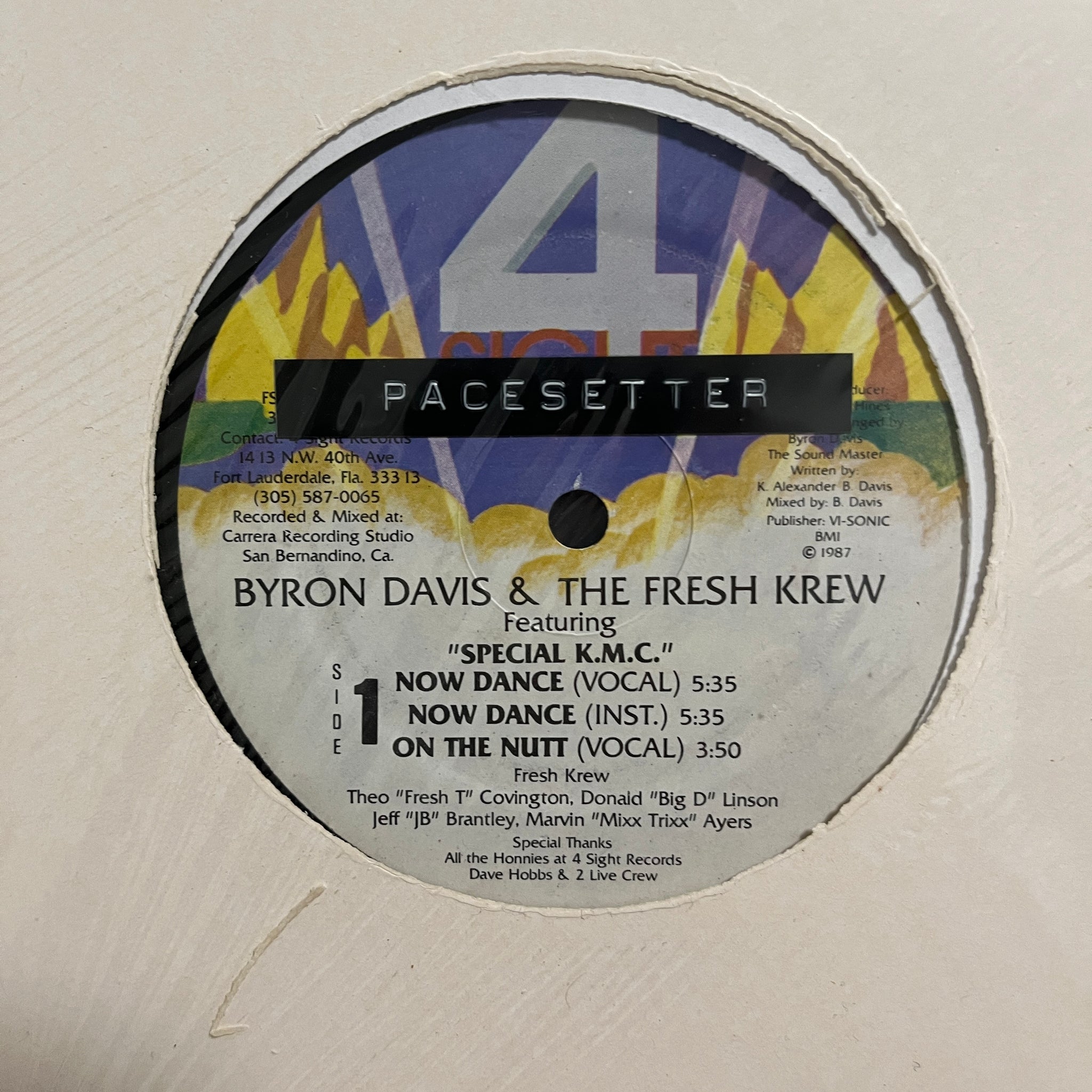 Byron Davis & The Fresh Krew – Now Dance / Down With It