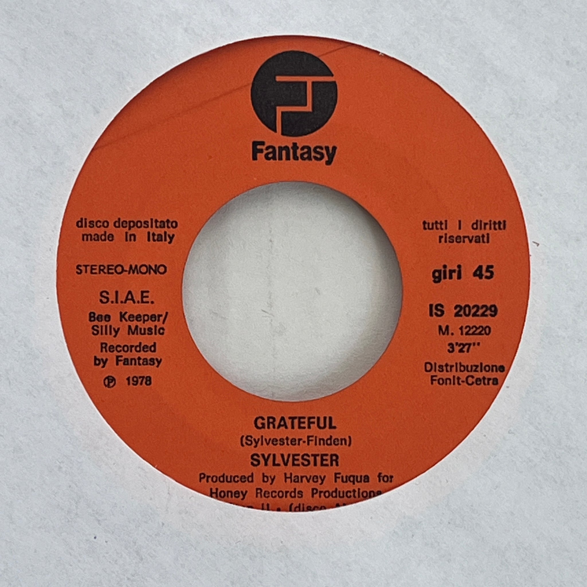 Sylvester – You Make Me Feel (Mighty Real) / Grateful