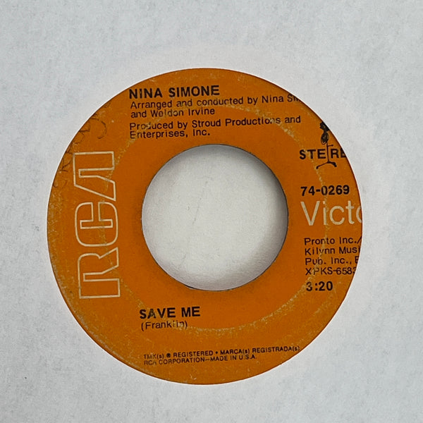 Nina Simone ‎– To Be Young, Gifted, And Black / Save Me